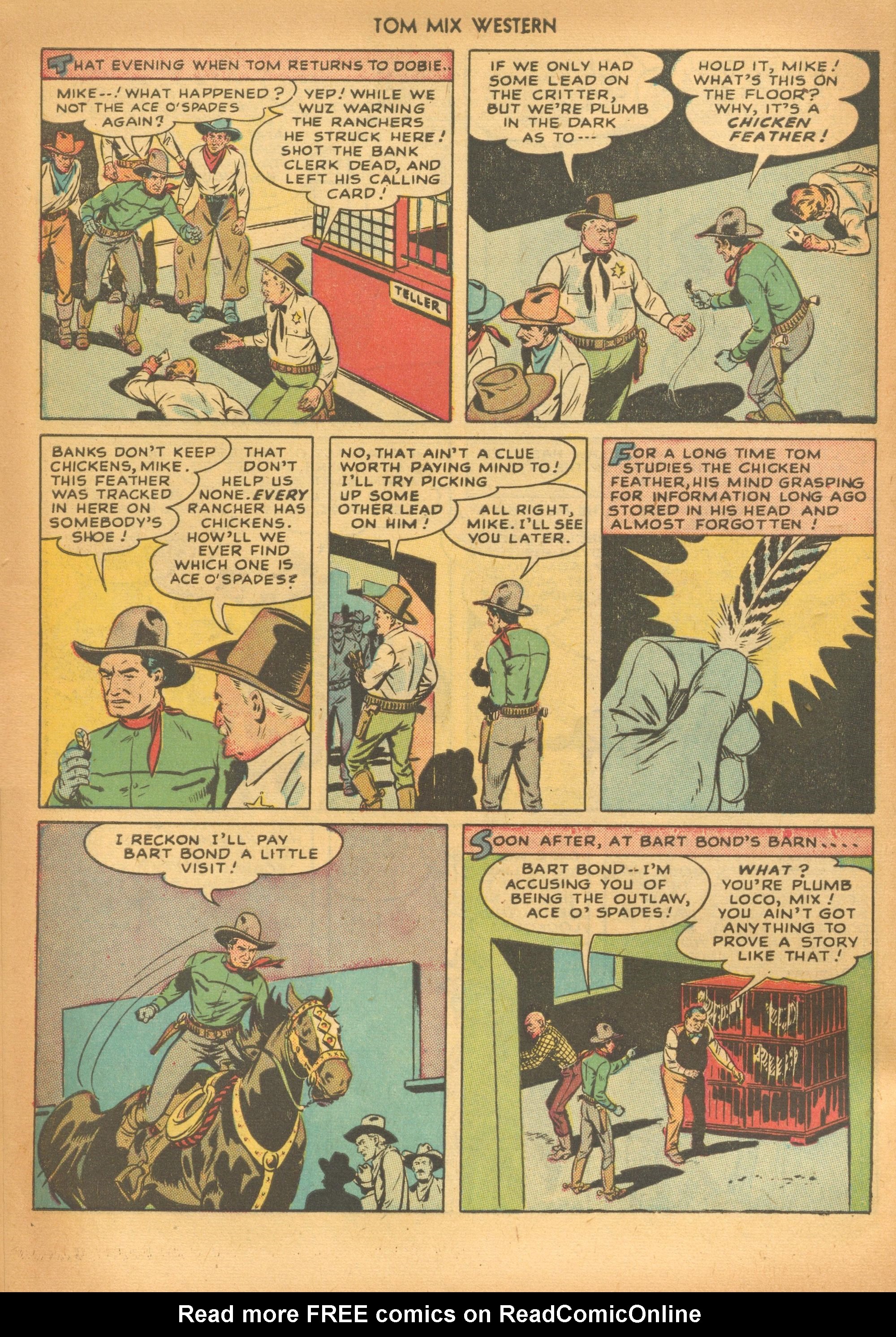 Read online Tom Mix Western (1948) comic -  Issue #16 - 32
