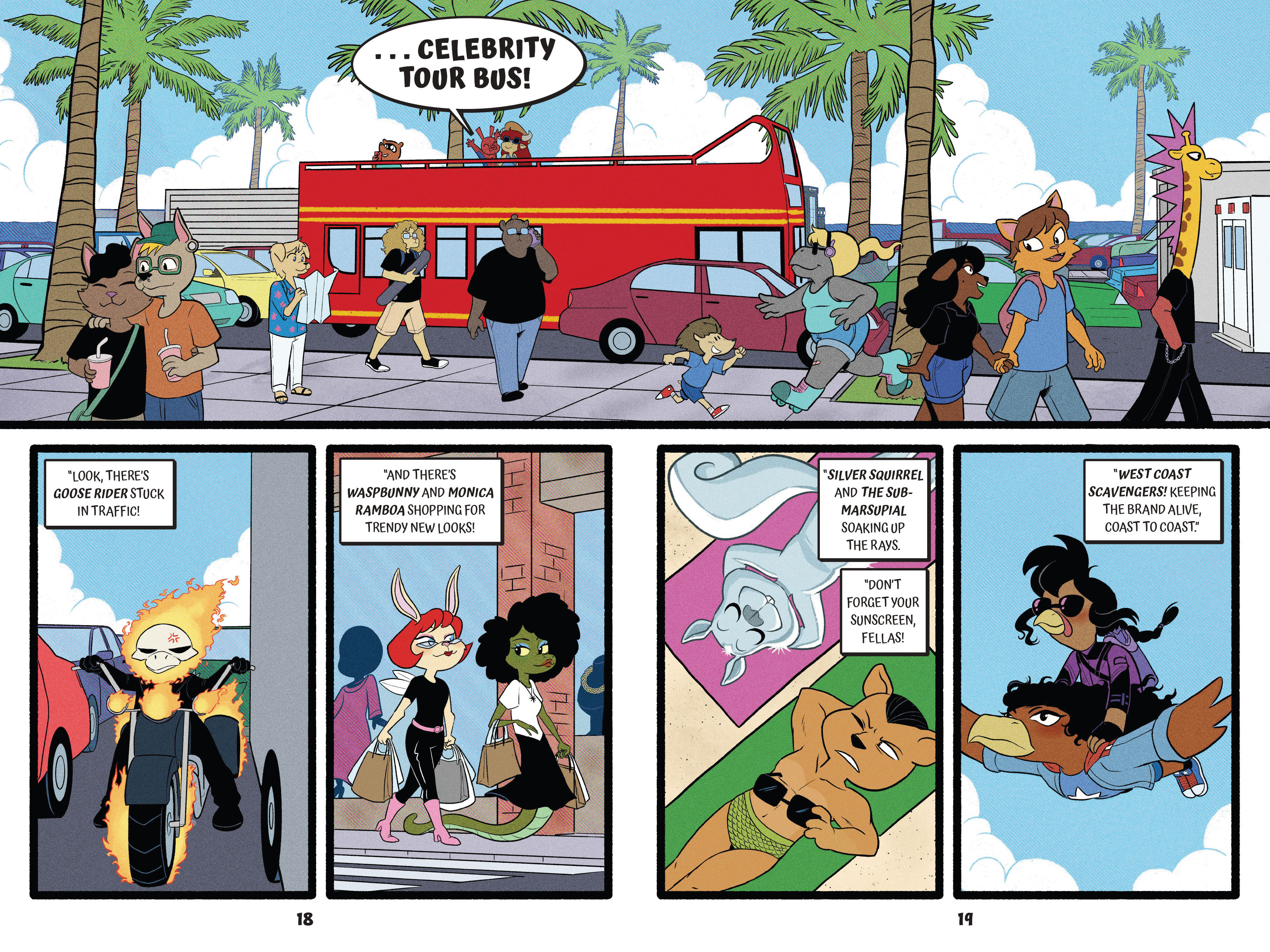 Read online Spider-Ham: Hollywood May-Ham comic -  Issue # TPB - 20