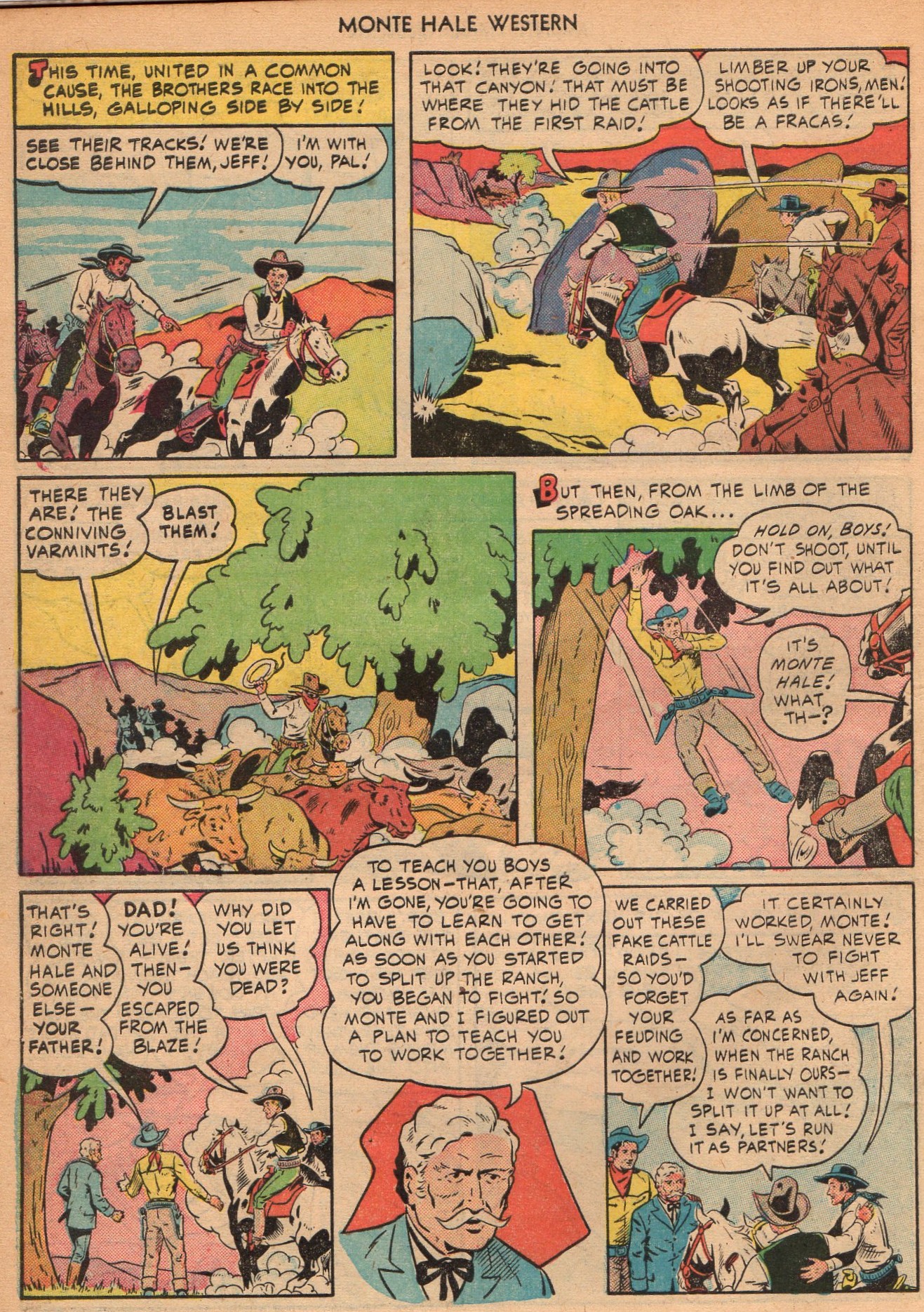 Read online Monte Hale Western comic -  Issue #51 - 32