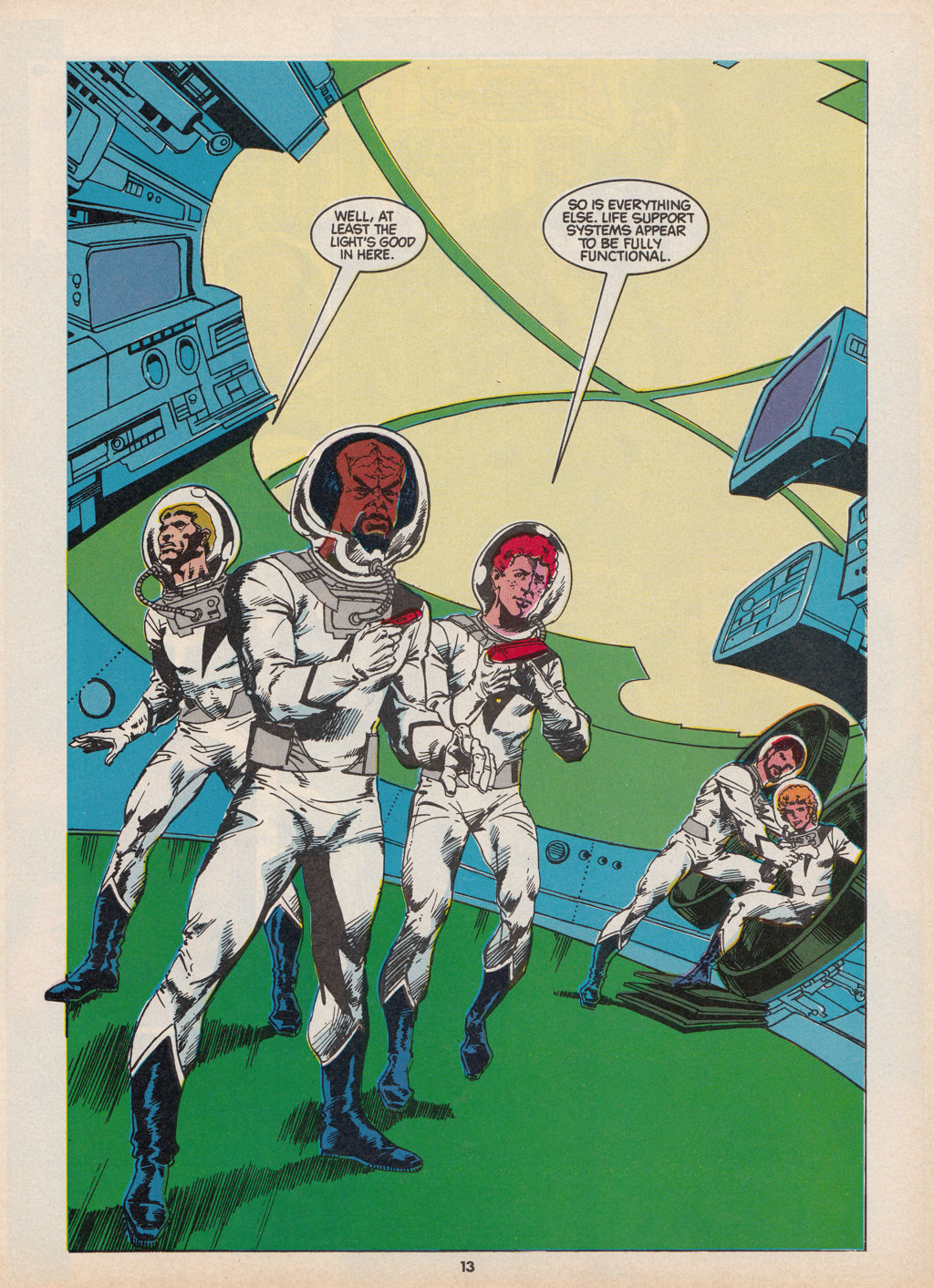 Read online Star Trek The Next Generation (1990) comic -  Issue #12 - 13