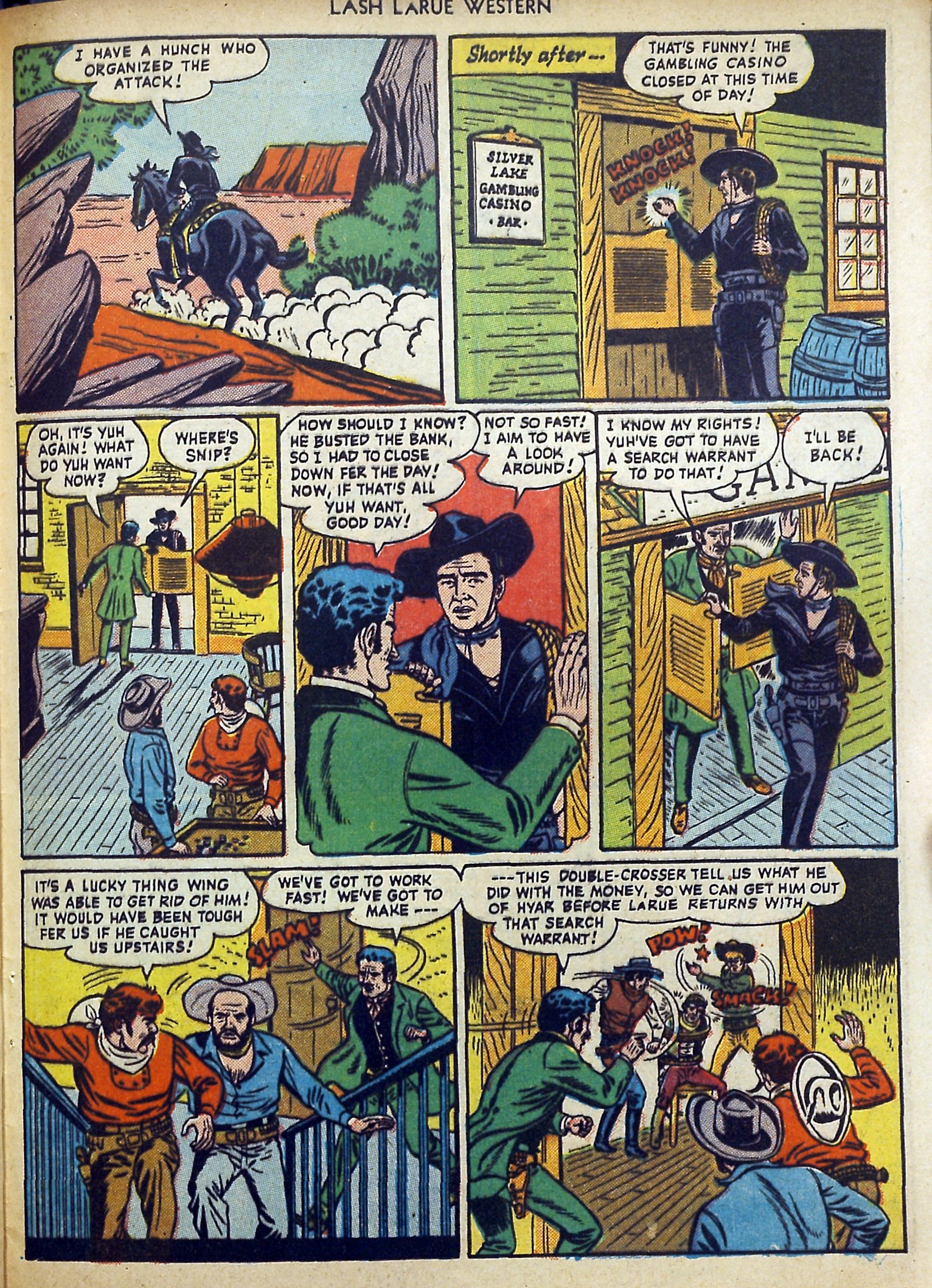 Read online Lash Larue Western (1949) comic -  Issue #11 - 45