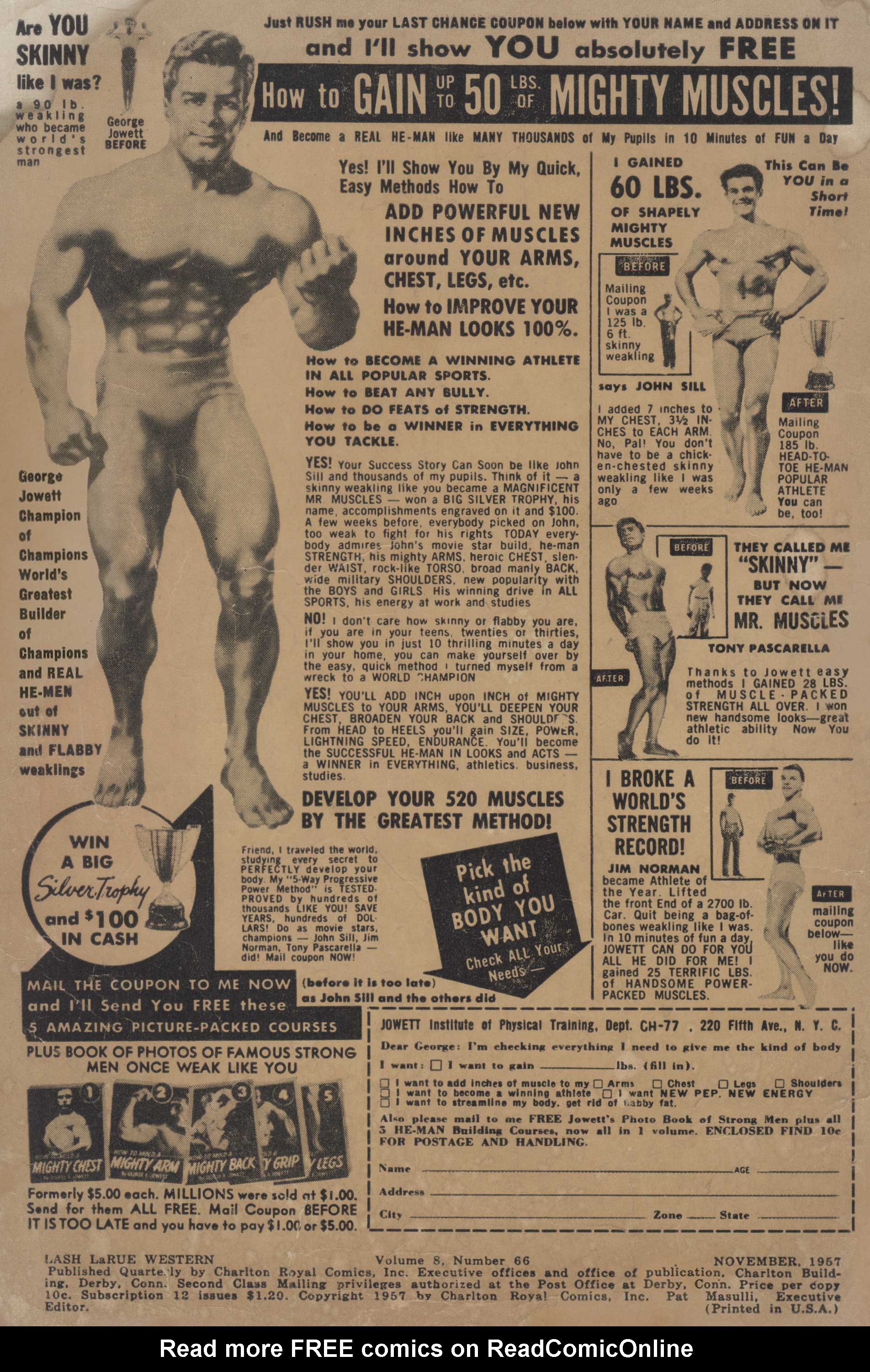 Read online Lash Larue Western (1949) comic -  Issue #66 - 3