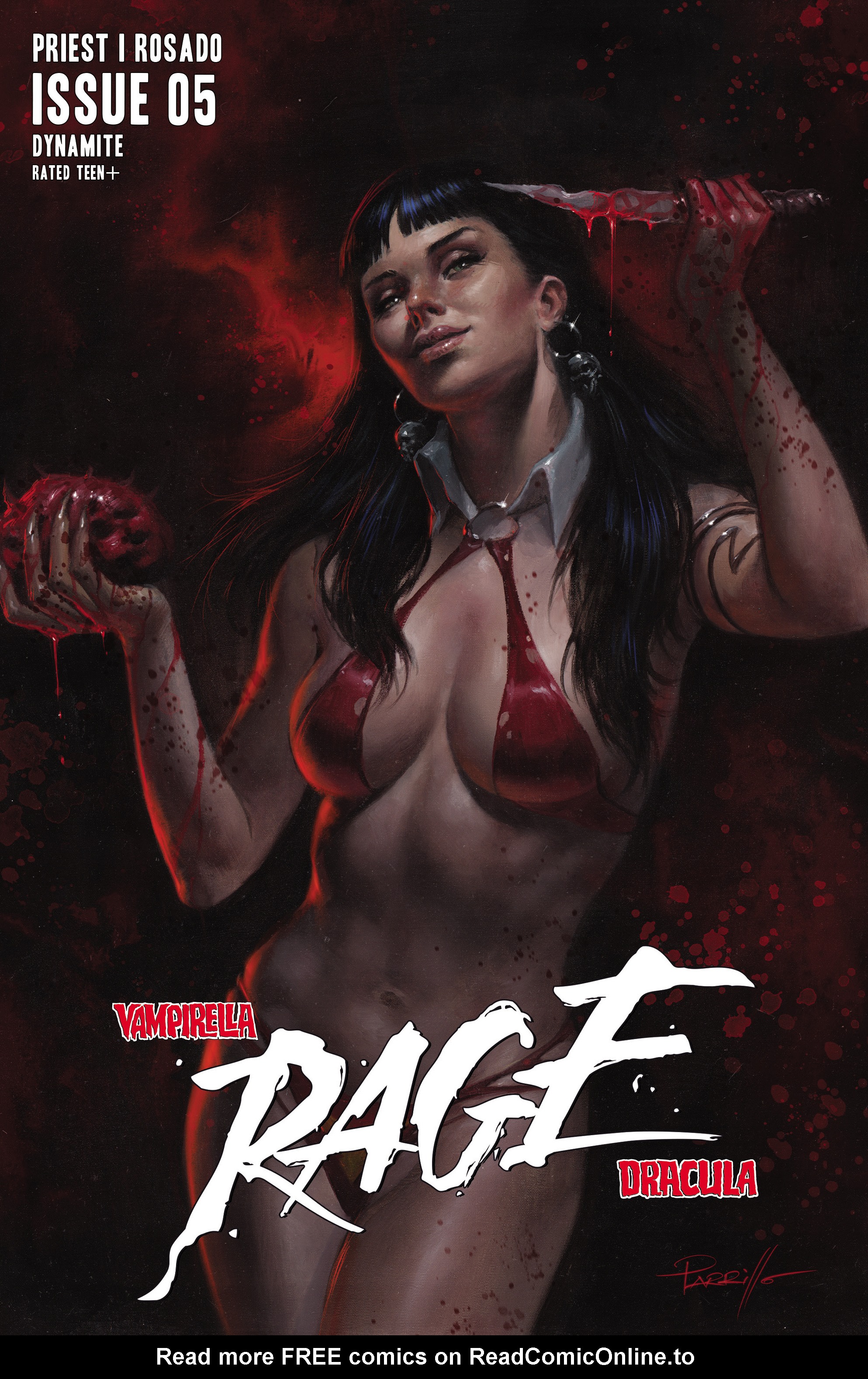 Read online Vampirella/Dracula: Rage comic -  Issue #5 - 1
