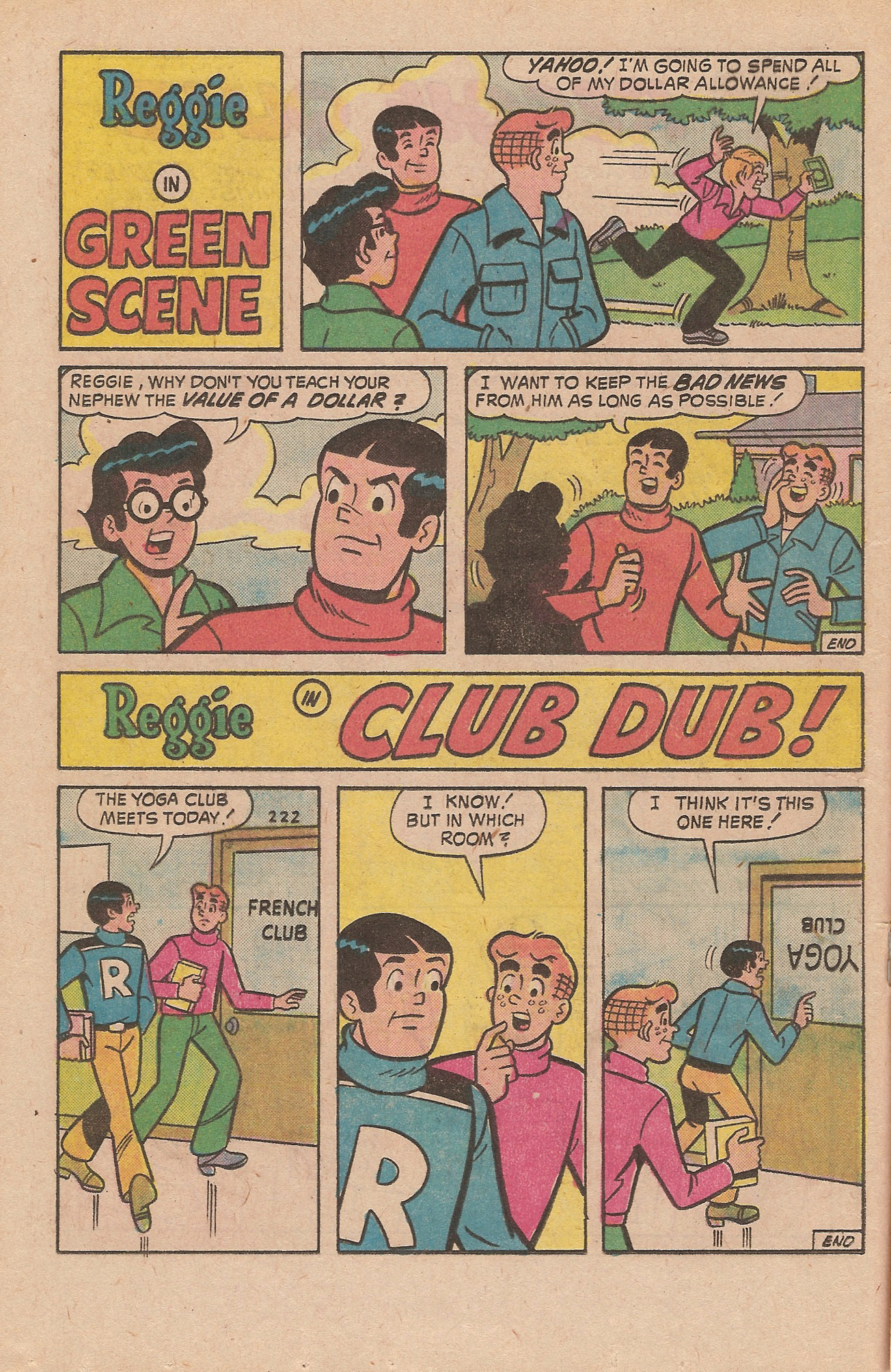 Read online Reggie's Wise Guy Jokes comic -  Issue #36 - 16