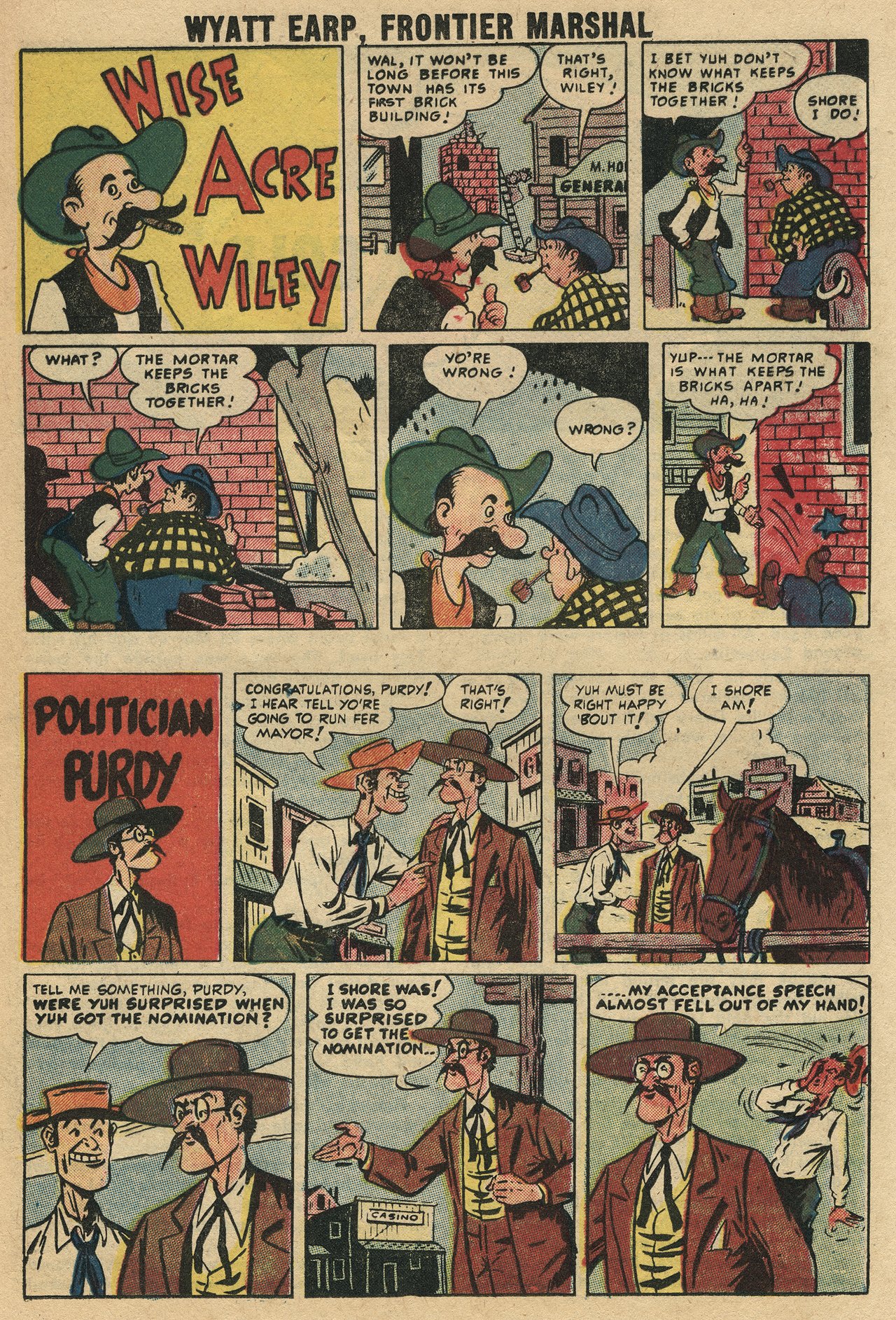 Read online Wyatt Earp Frontier Marshal comic -  Issue #18 - 17
