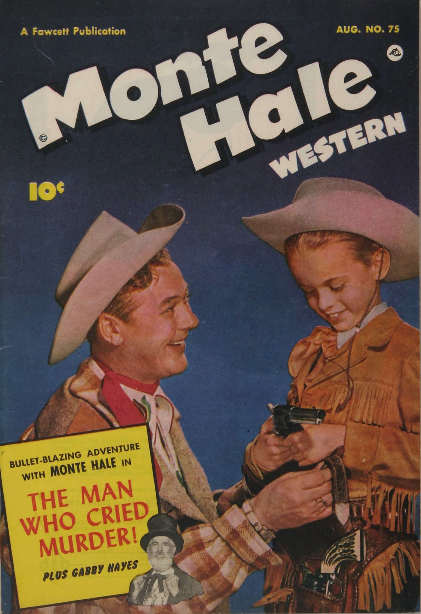 Read online Monte Hale Western comic -  Issue #75 - 1