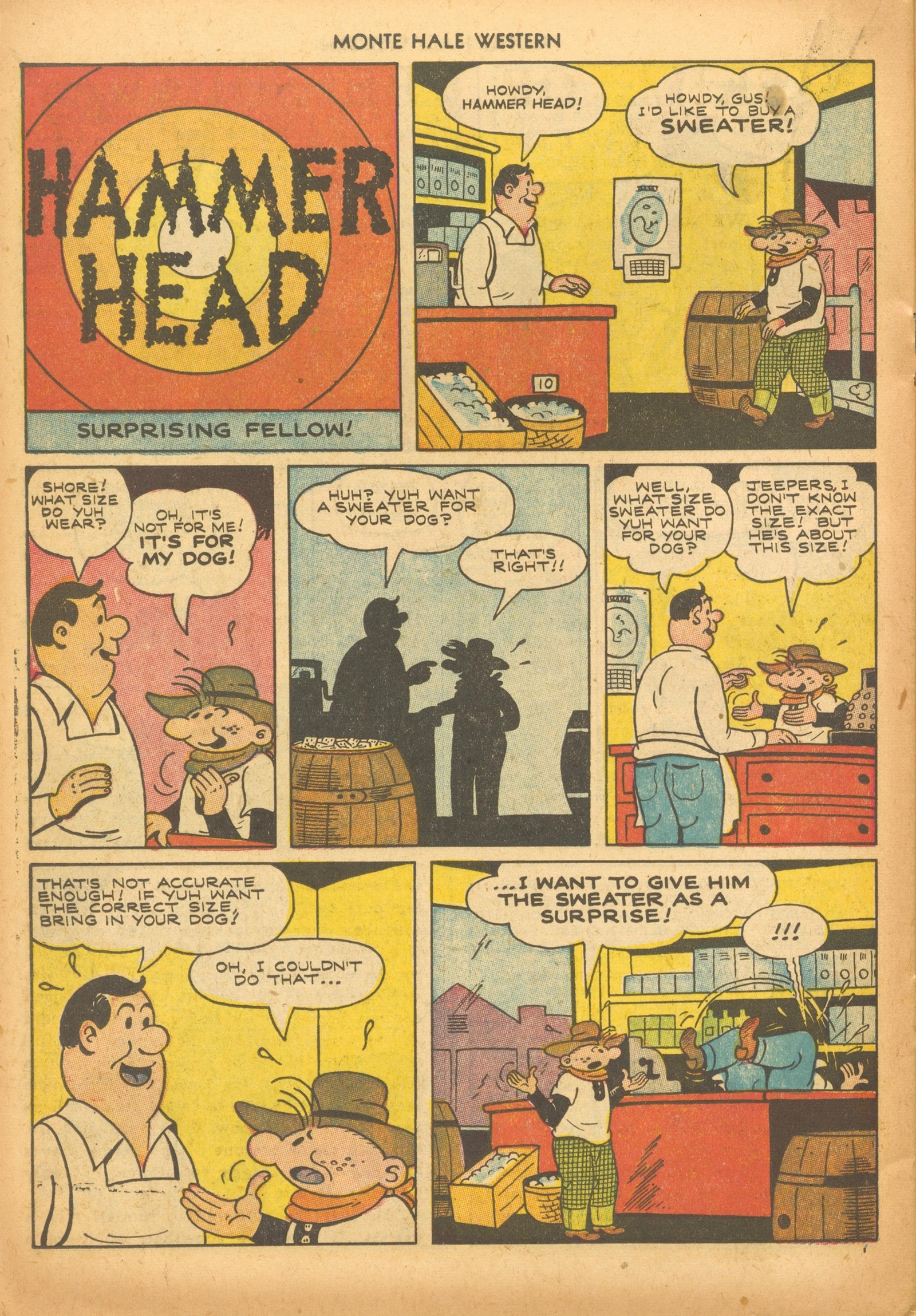 Read online Monte Hale Western comic -  Issue #79 - 24