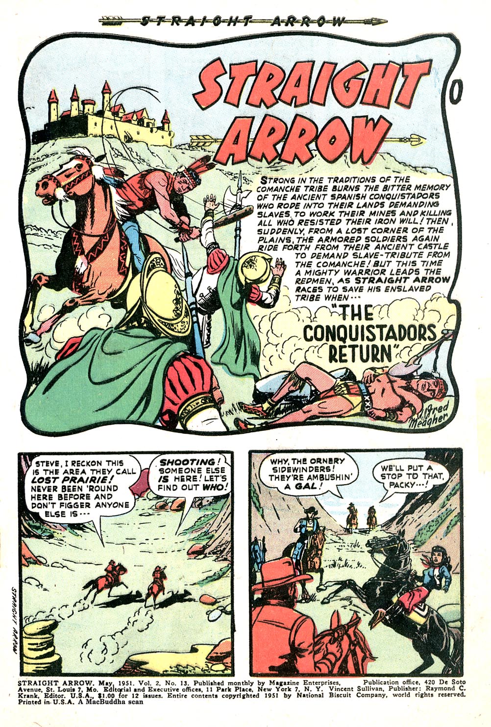 Read online Straight Arrow comic -  Issue #13 - 3