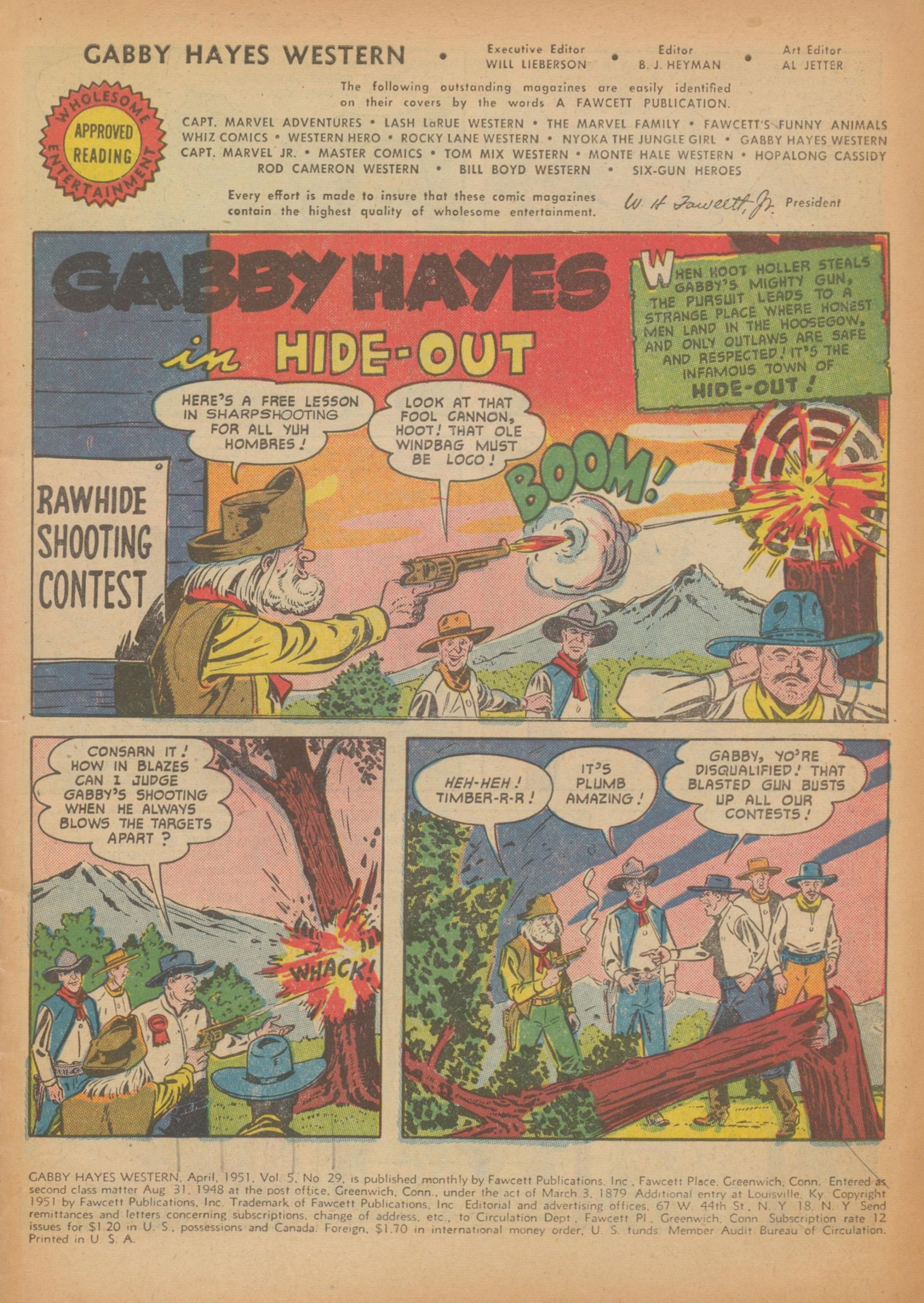 Read online Gabby Hayes Western comic -  Issue #29 - 3