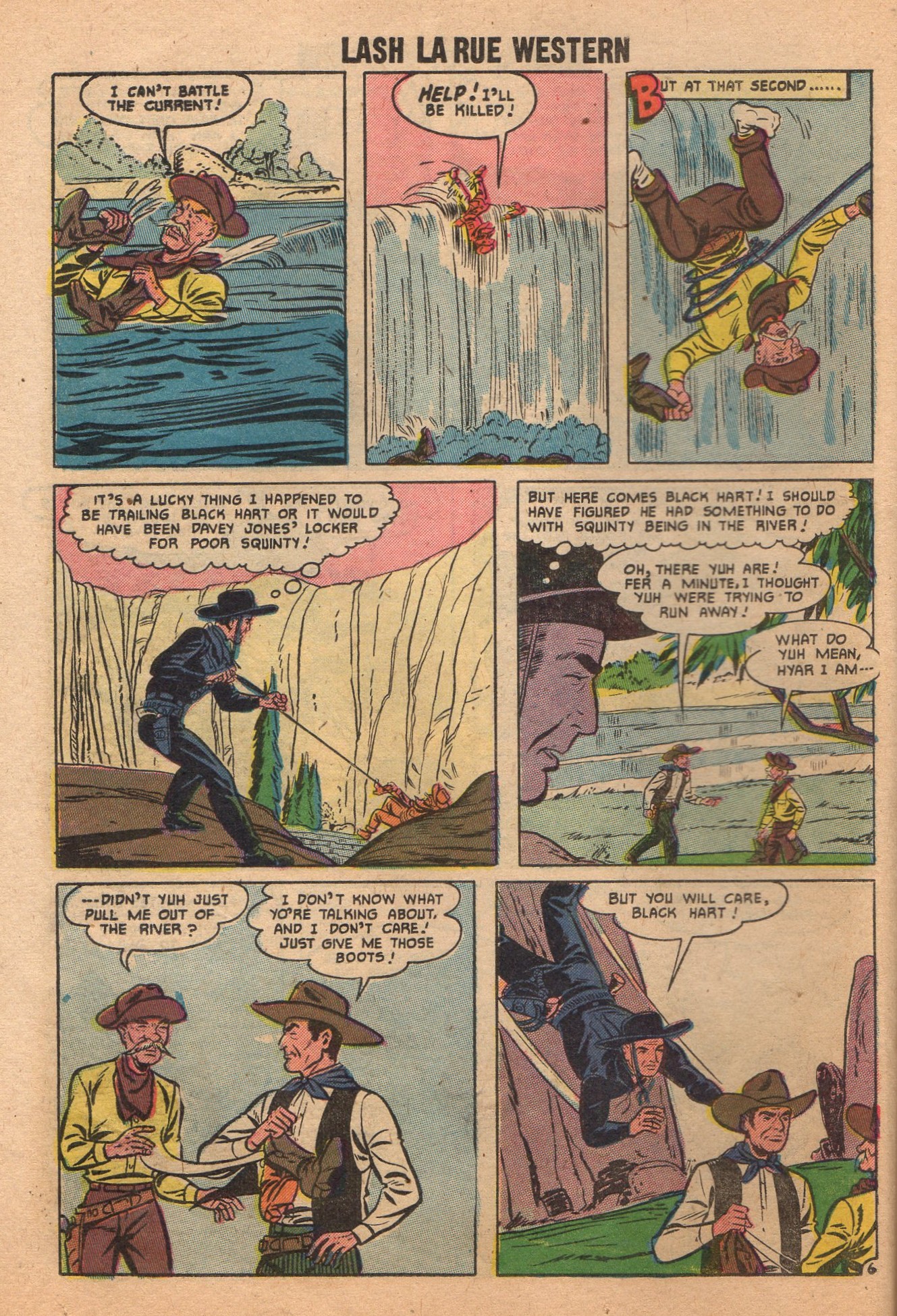Read online Lash Larue Western (1949) comic -  Issue #65 - 26