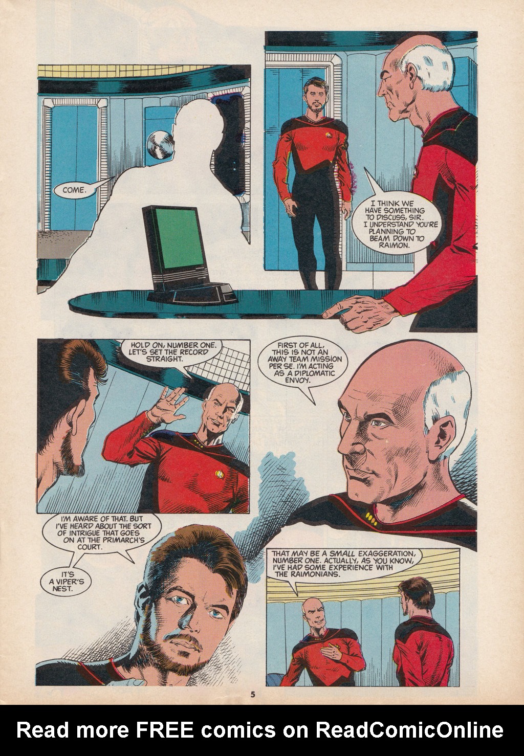 Read online Star Trek The Next Generation (1990) comic -  Issue #8 - 5