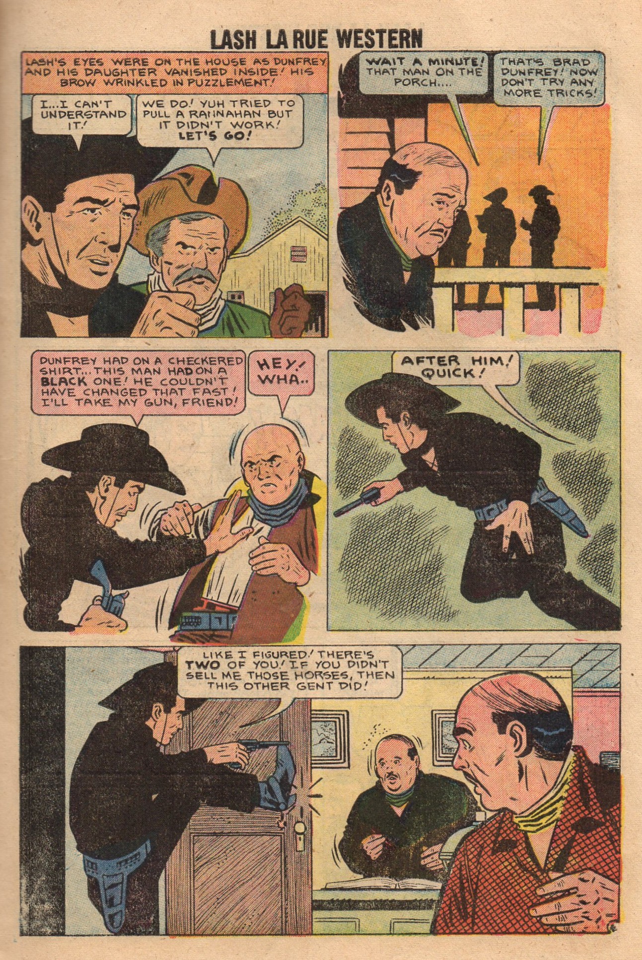 Read online Lash Larue Western (1949) comic -  Issue #70 - 7