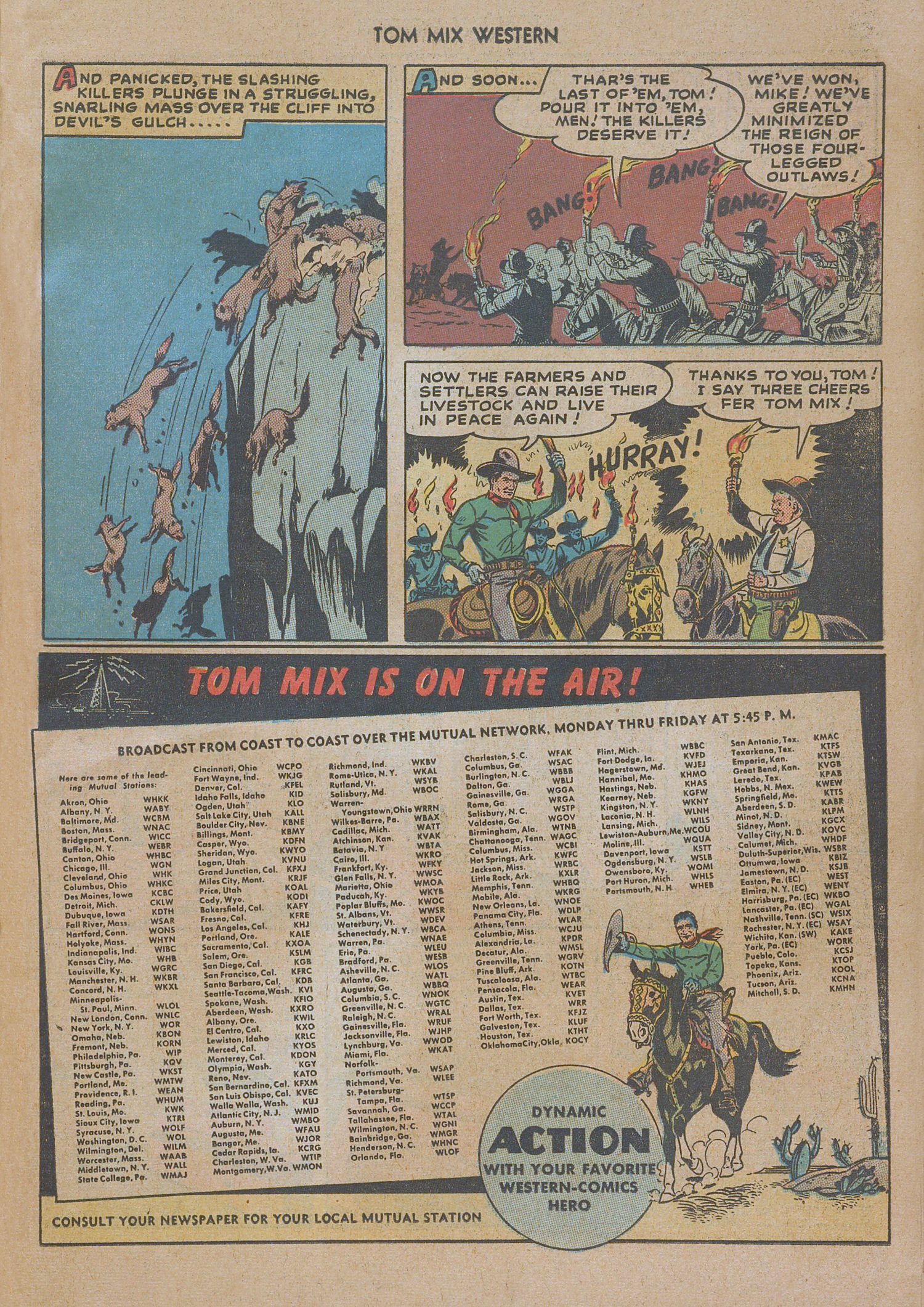 Read online Tom Mix Western (1948) comic -  Issue #13 - 11