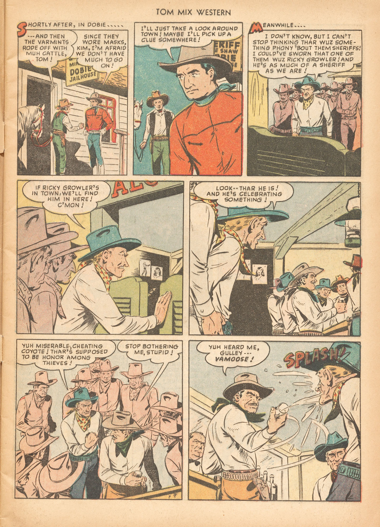 Read online Tom Mix Western (1948) comic -  Issue #23 - 5