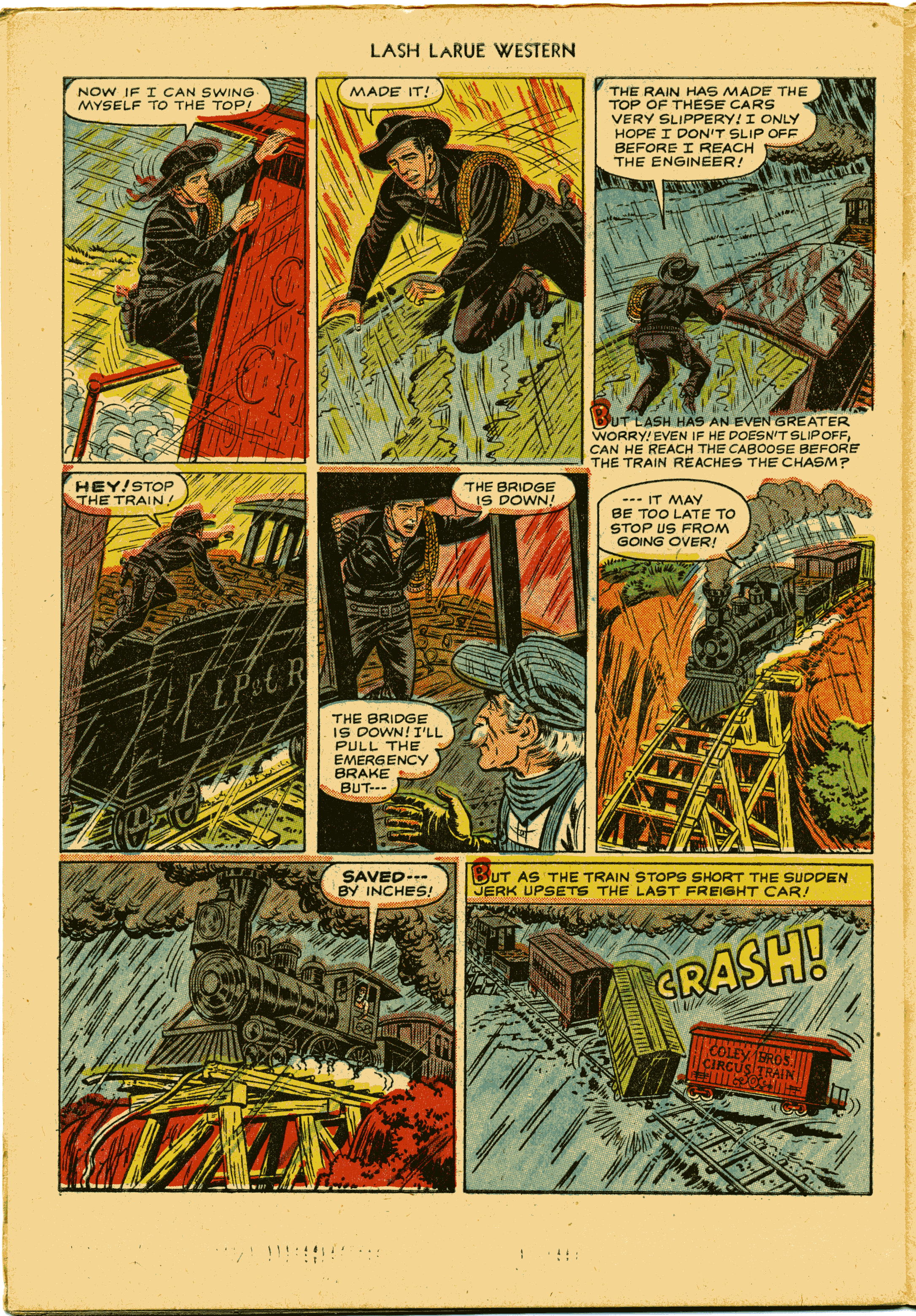 Read online Lash Larue Western (1949) comic -  Issue #27 - 30