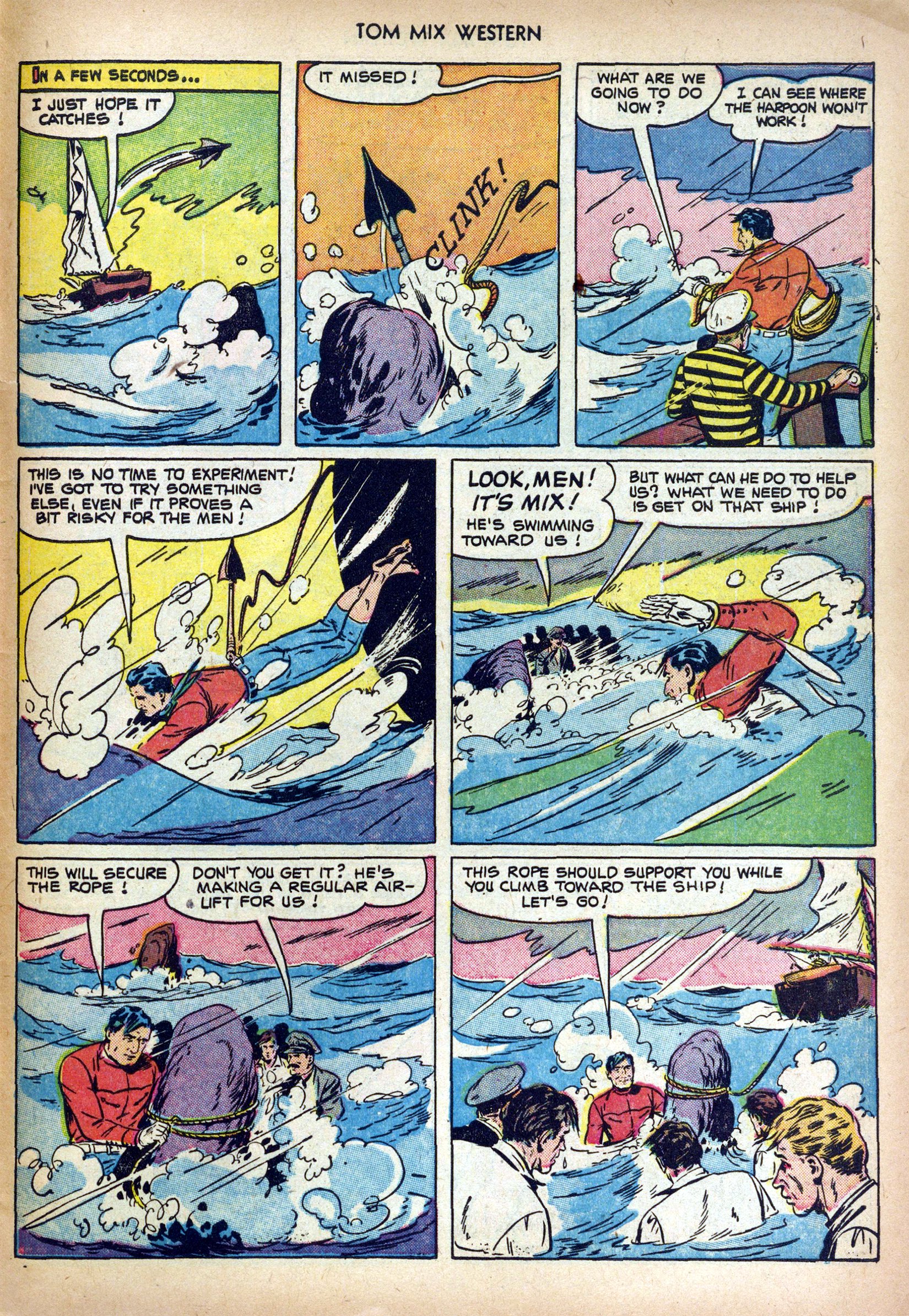 Read online Tom Mix Western (1948) comic -  Issue #48 - 31