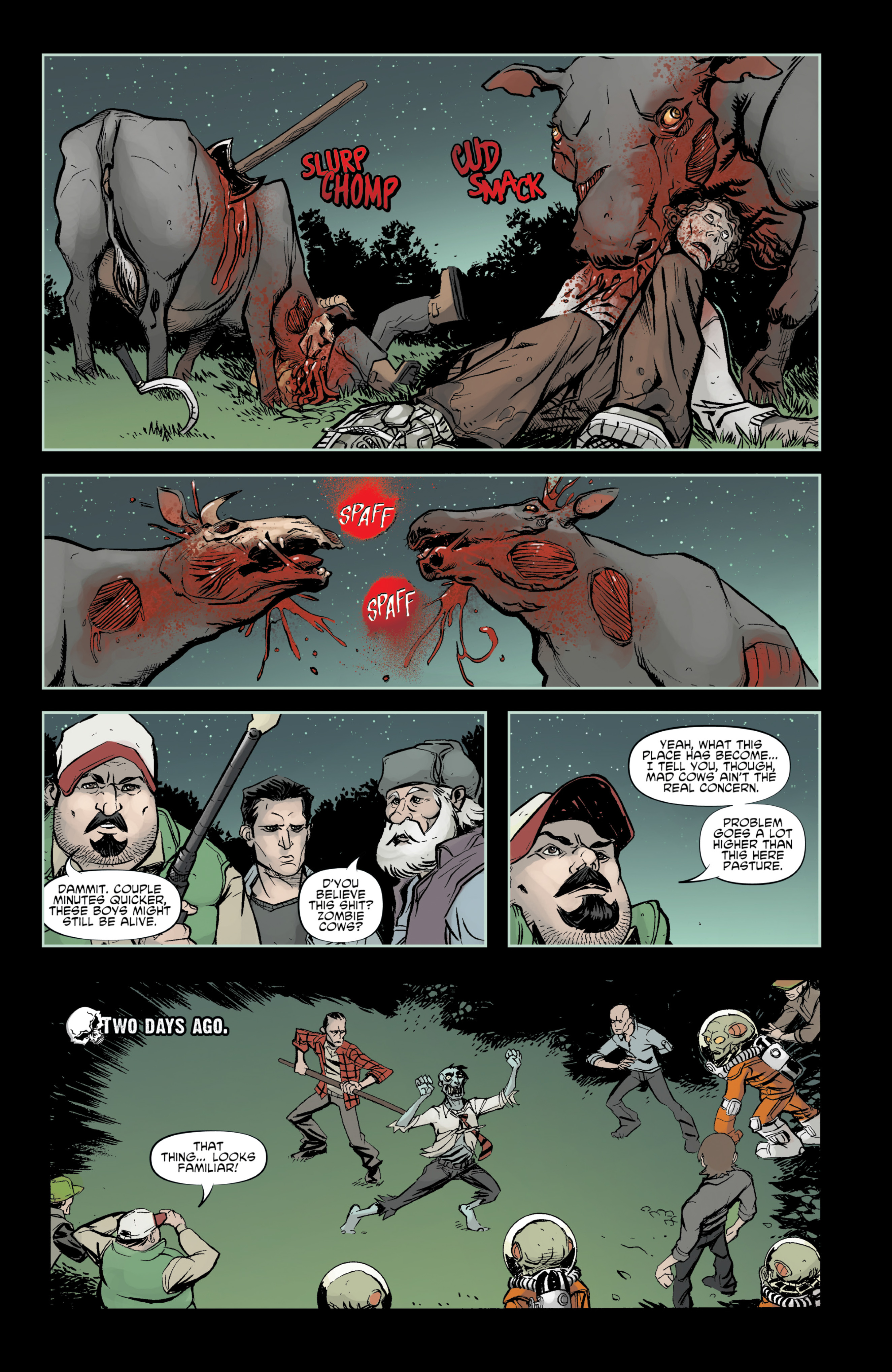 Read online The Colonized: Zombies vs. Aliens comic -  Issue # TPB - 27