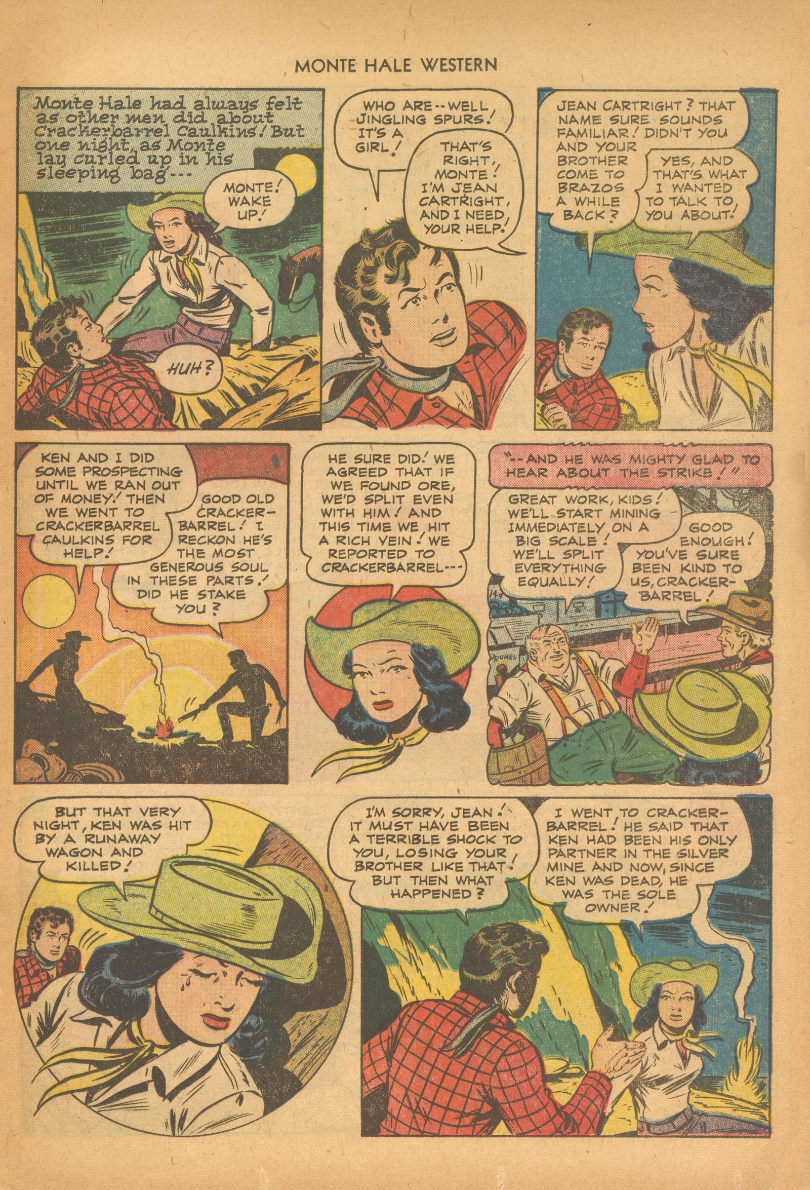 Read online Monte Hale Western comic -  Issue #72 - 17