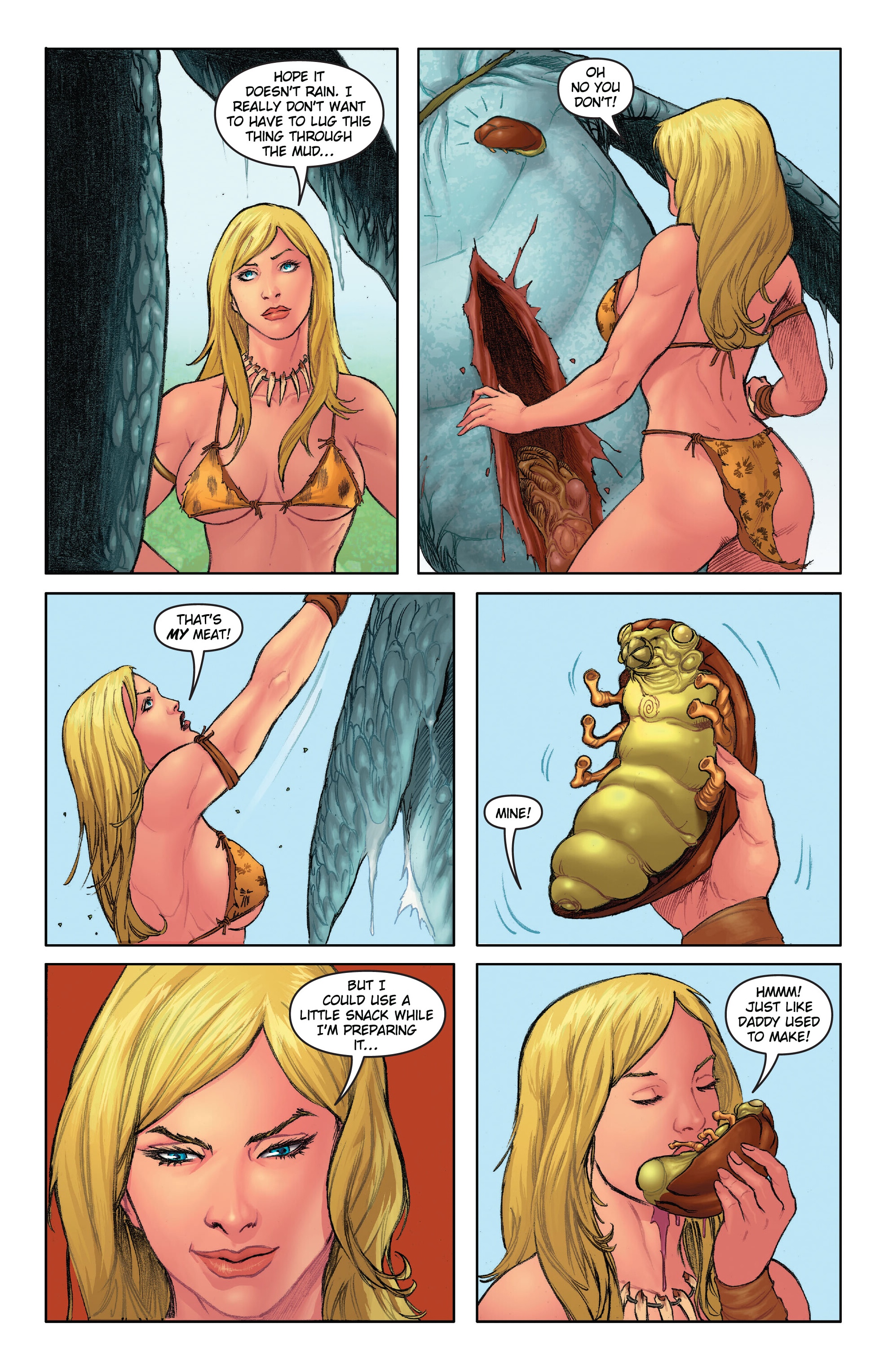 Read online Frank Cho's Jungle Girl: The Complete Omnibus comic -  Issue # TPB (Part 1) - 14