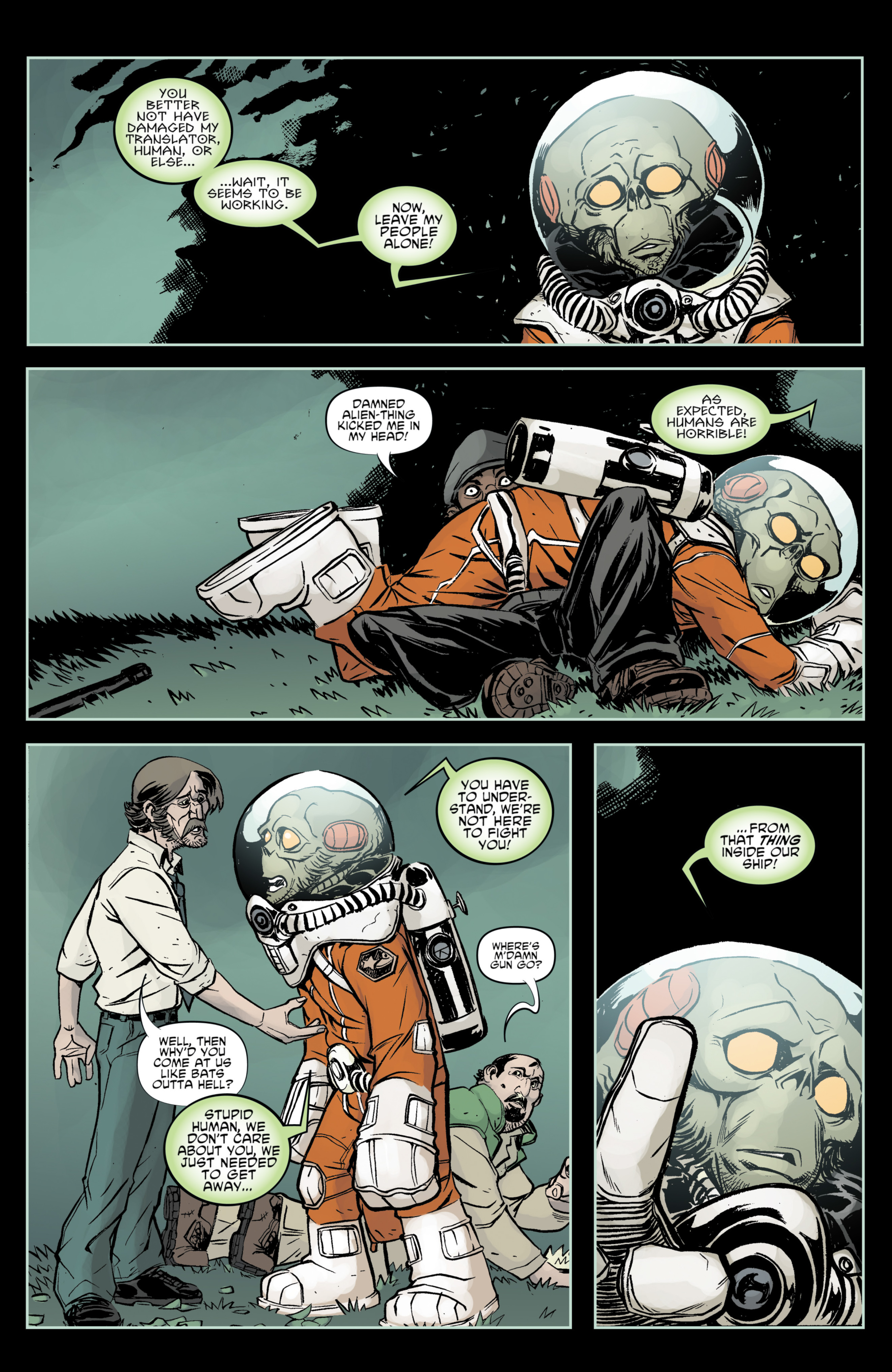 Read online The Colonized: Zombies vs. Aliens comic -  Issue # TPB - 21