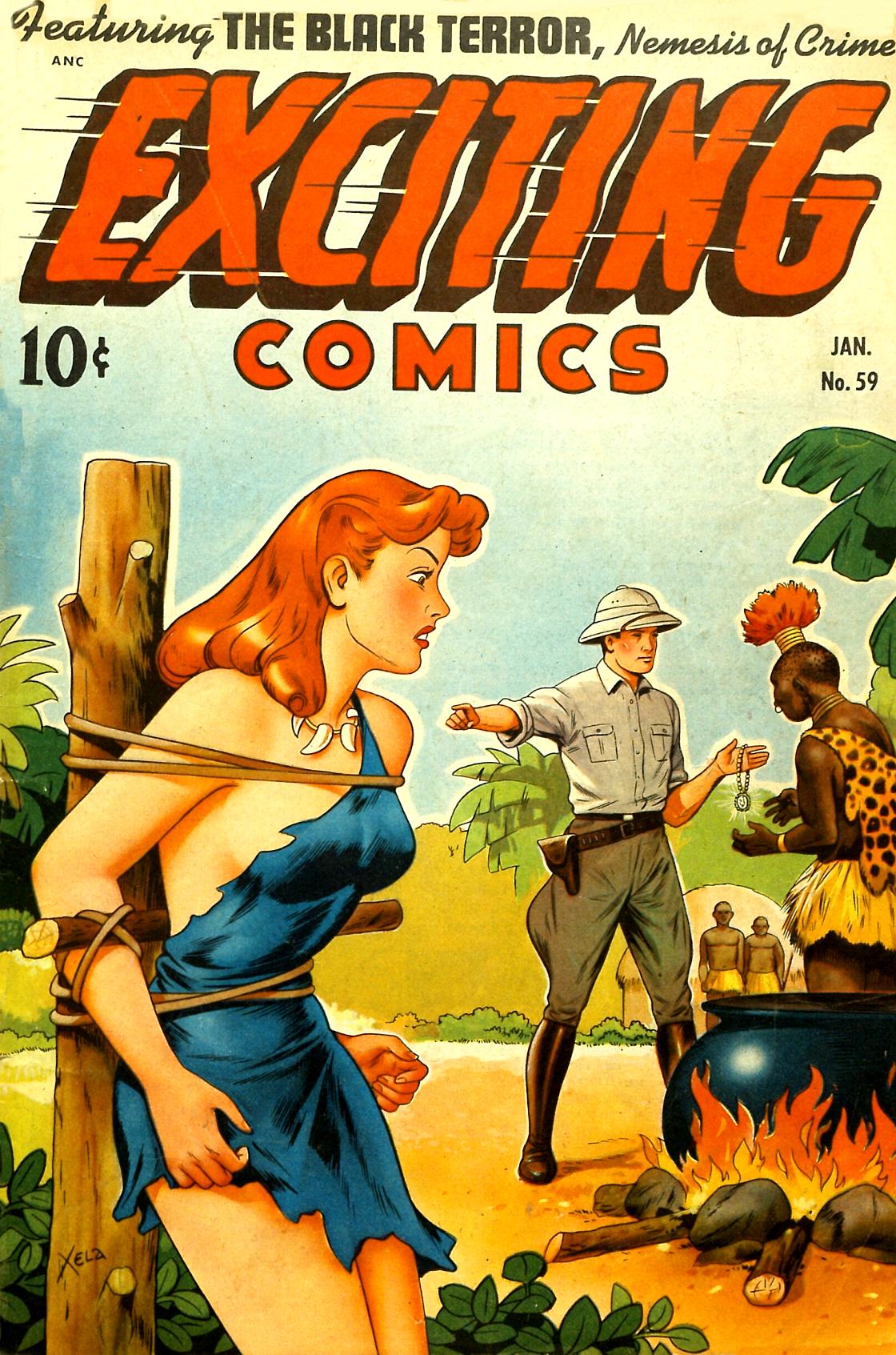 Read online Exciting Comics comic -  Issue #59 - 1