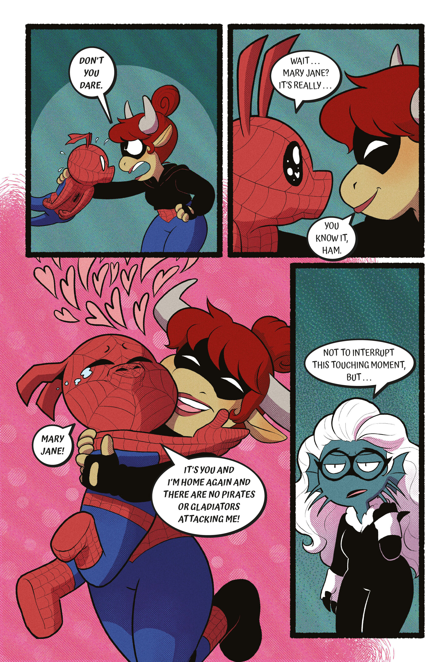 Read online Spider-Ham: A Pig in Time comic -  Issue # TPB - 49