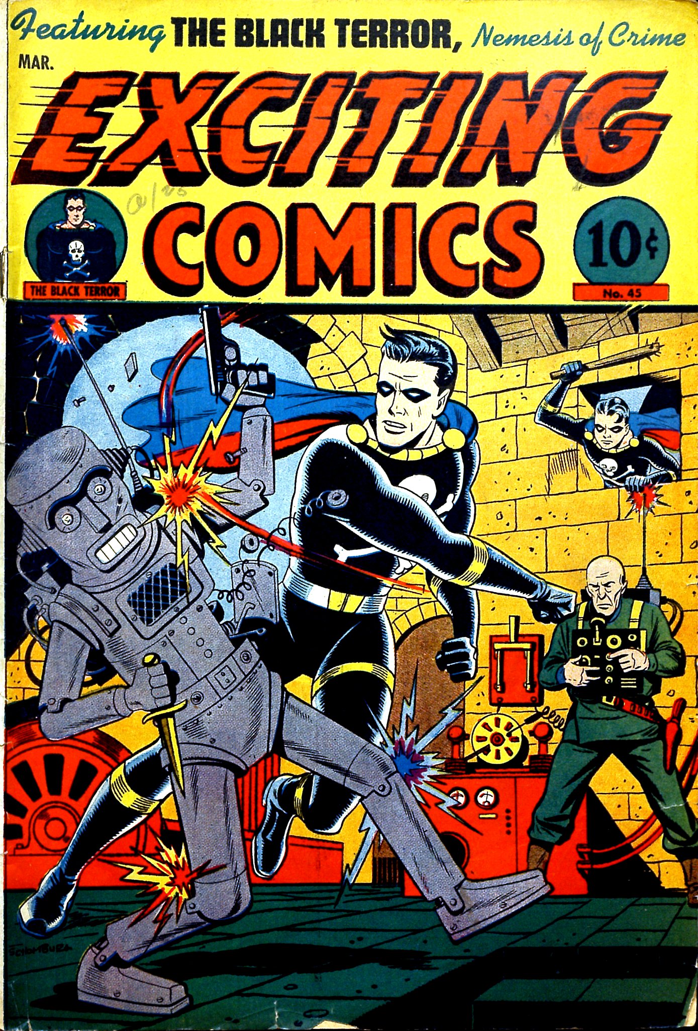 Read online Exciting Comics comic -  Issue #45 - 1