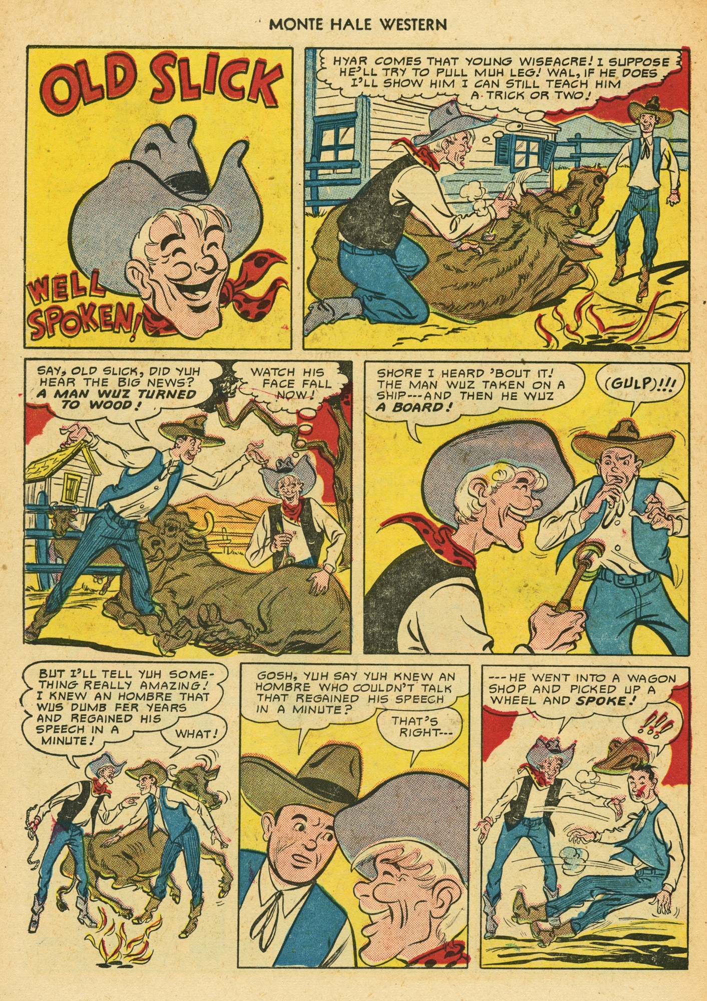 Read online Monte Hale Western comic -  Issue #60 - 22