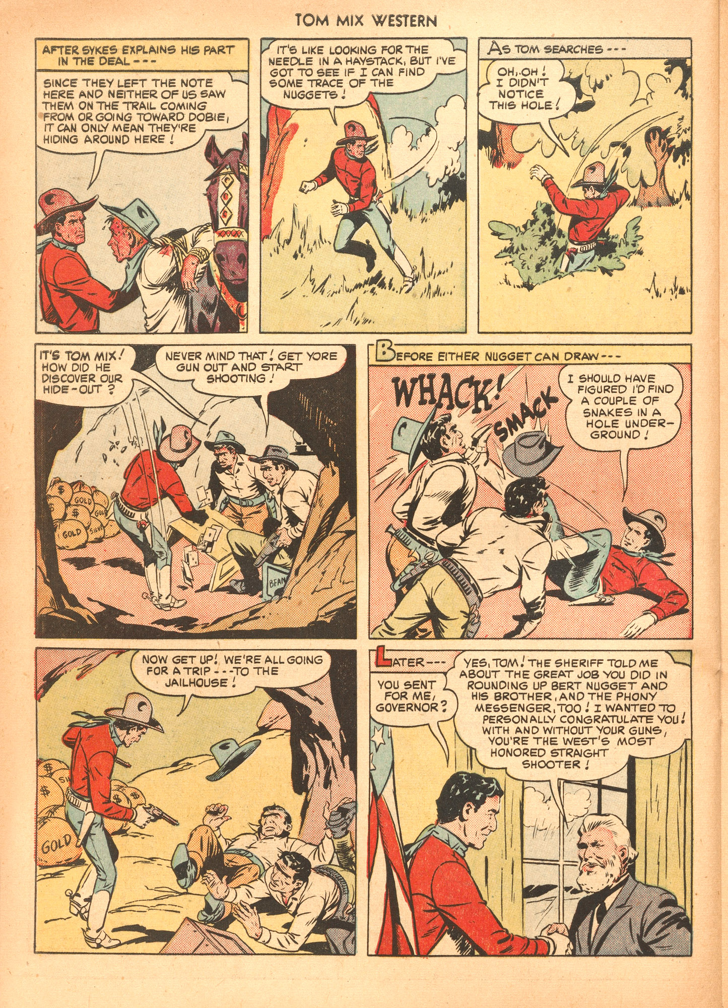 Read online Tom Mix Western (1948) comic -  Issue #36 - 32