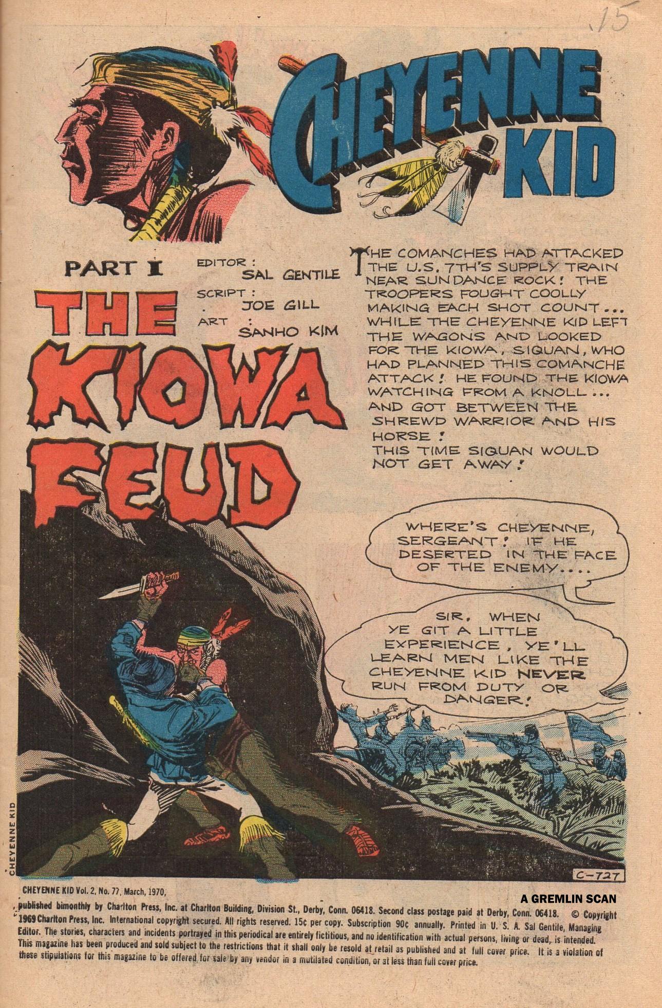 Read online Cheyenne Kid comic -  Issue #77 - 3