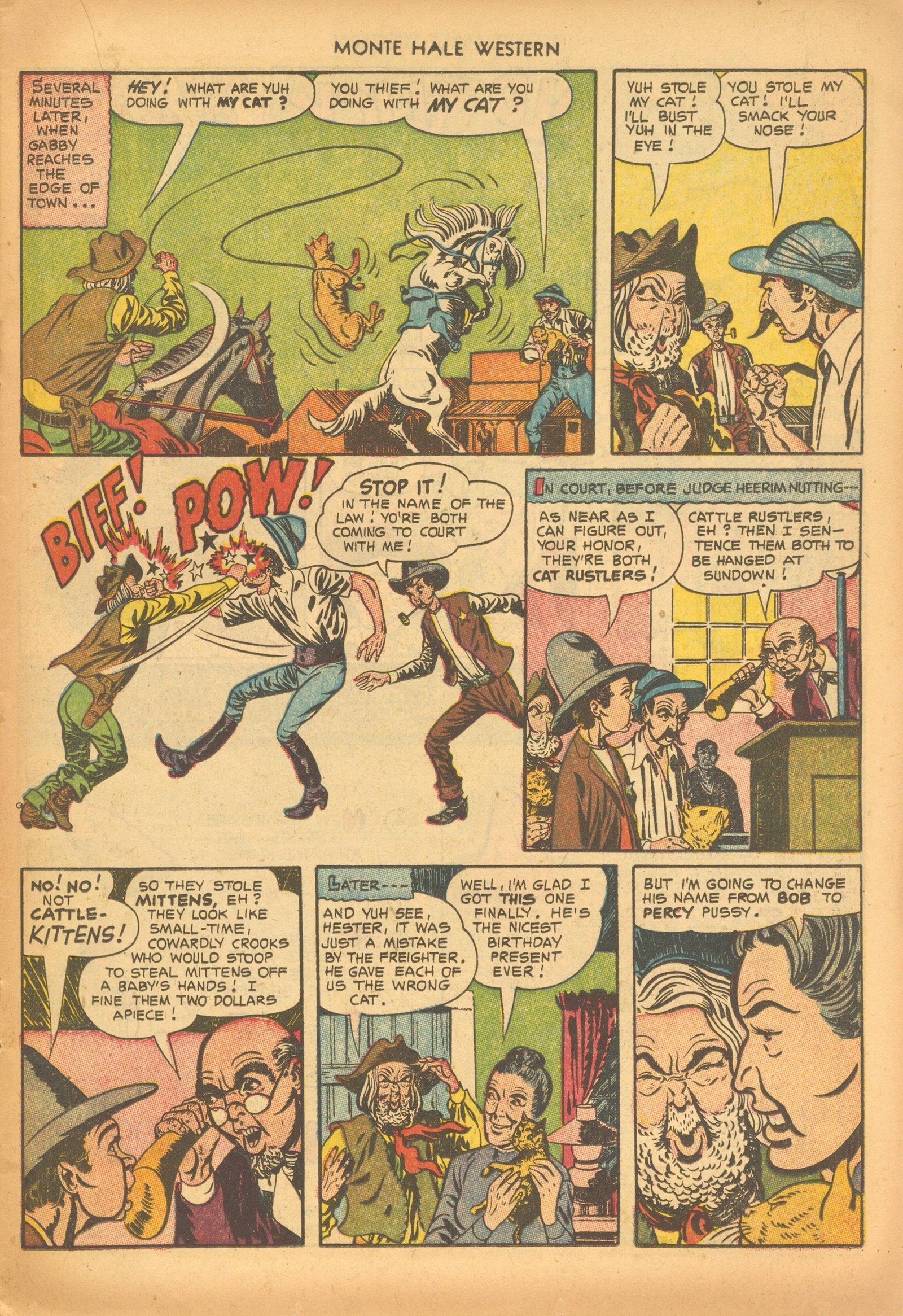 Read online Monte Hale Western comic -  Issue #79 - 15