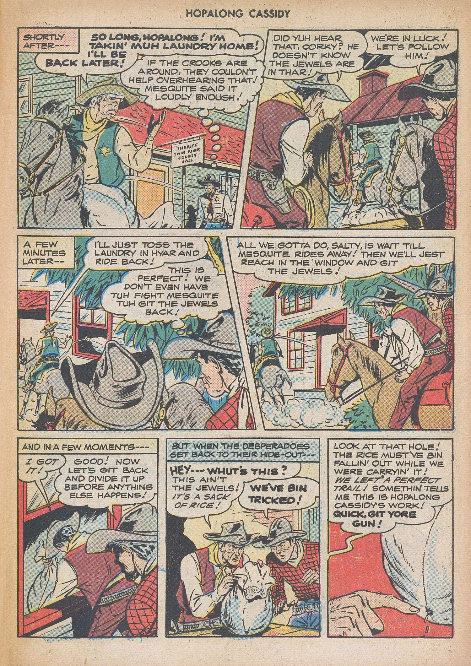 Read online Hopalong Cassidy comic -  Issue #17 - 19
