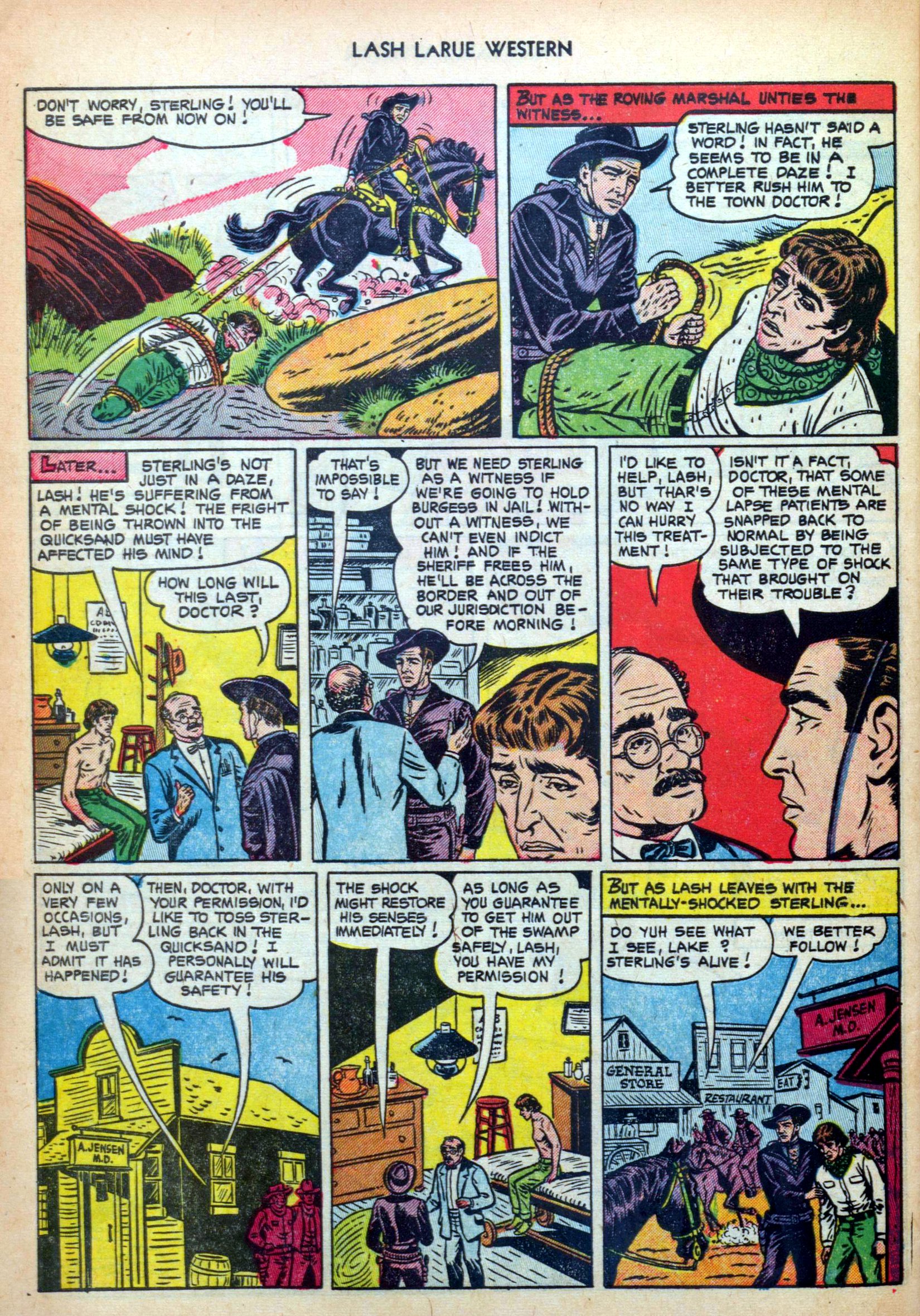Read online Lash Larue Western (1949) comic -  Issue #34 - 32