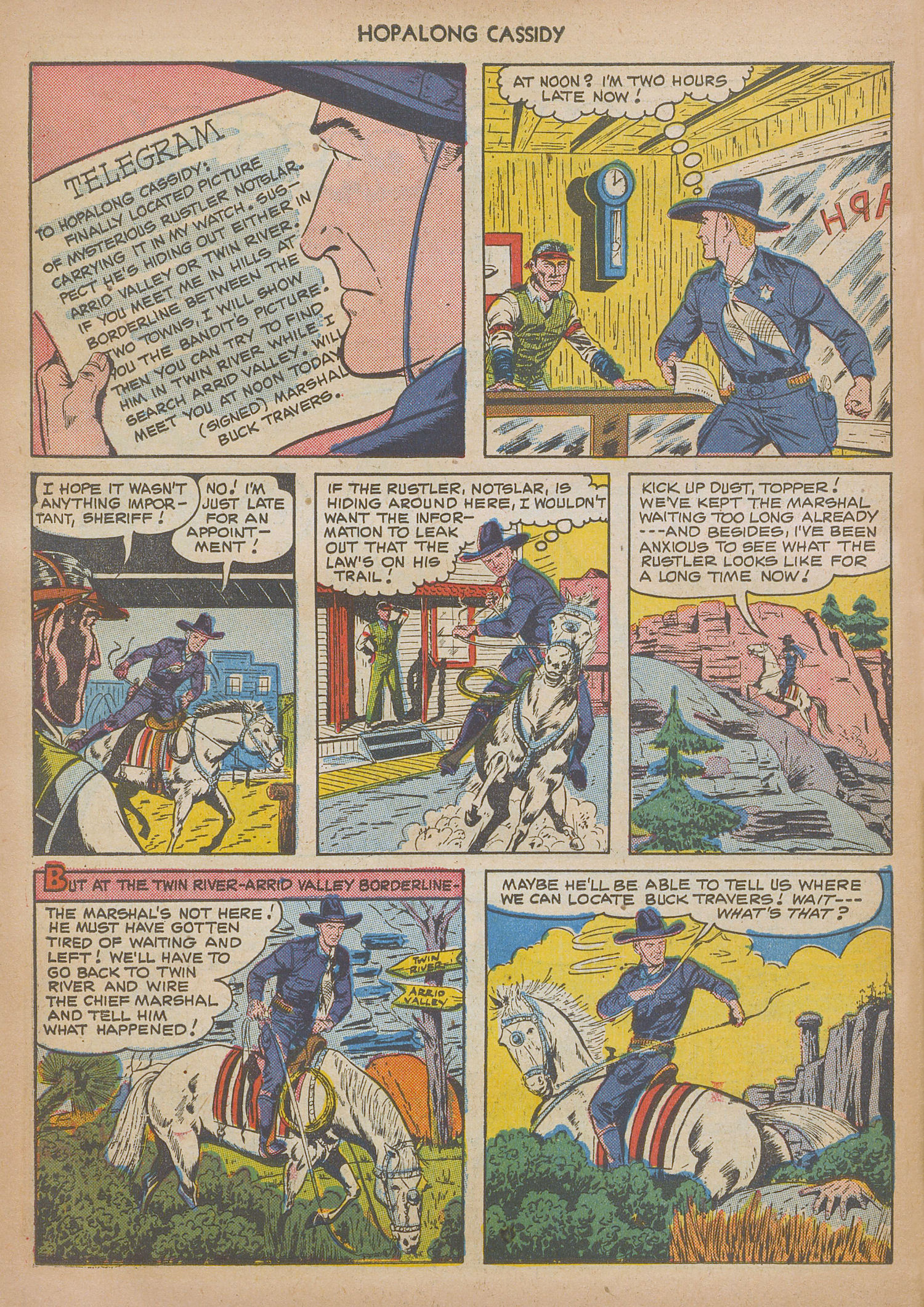 Read online Hopalong Cassidy comic -  Issue #51 - 42
