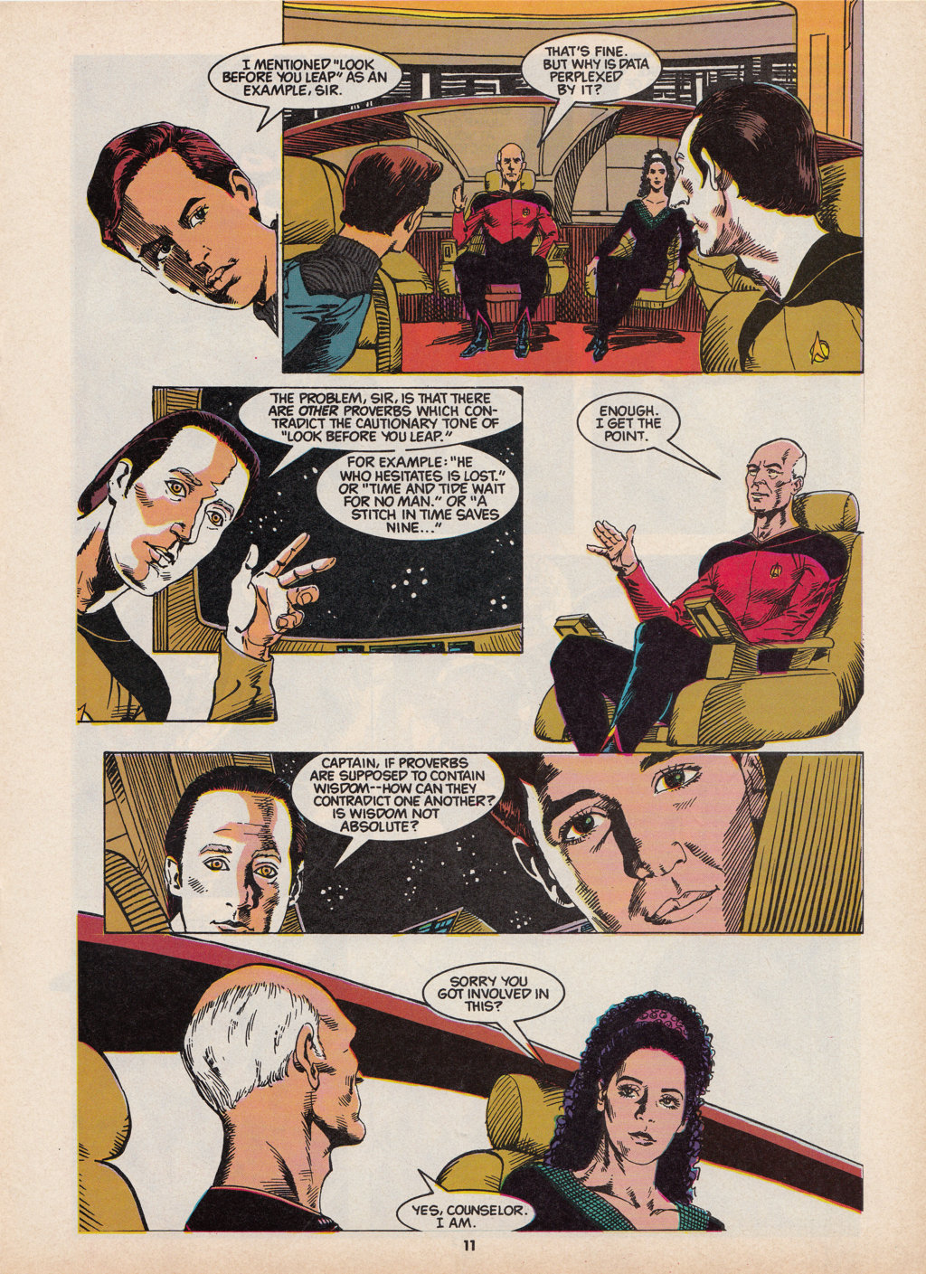 Read online Star Trek The Next Generation (1990) comic -  Issue #12 - 11