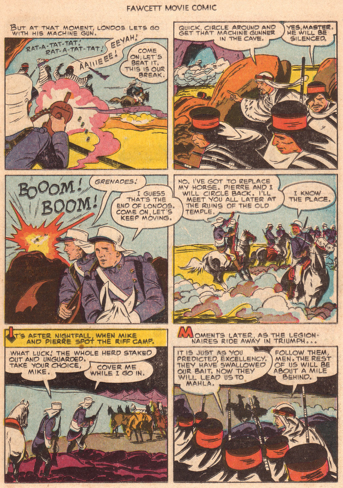 Read online Fawcett Movie Comic comic -  Issue #16 - 22