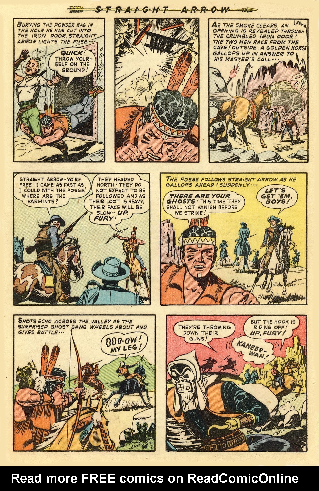 Read online Straight Arrow comic -  Issue #11 - 32