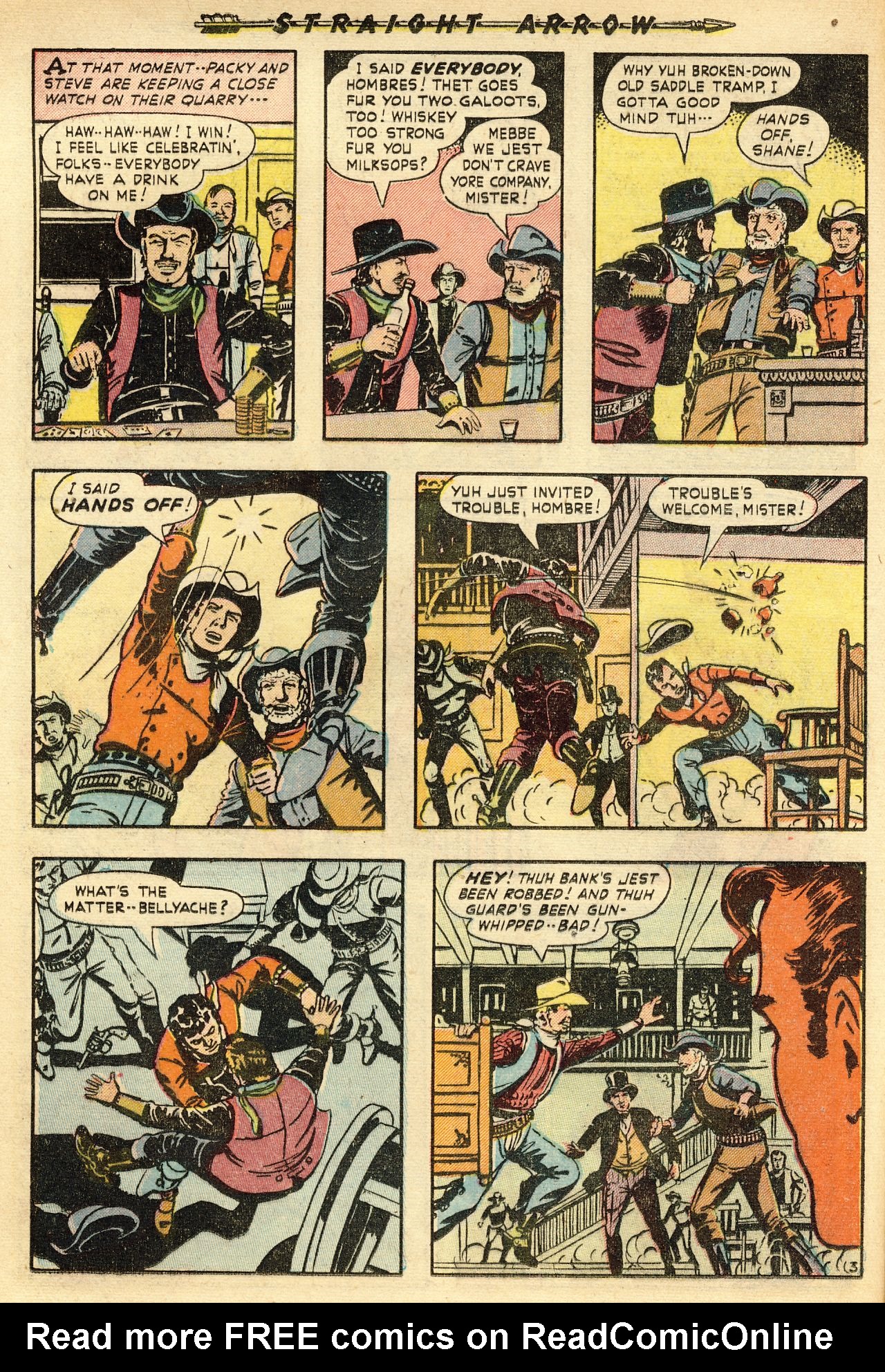 Read online Straight Arrow comic -  Issue #15 - 12