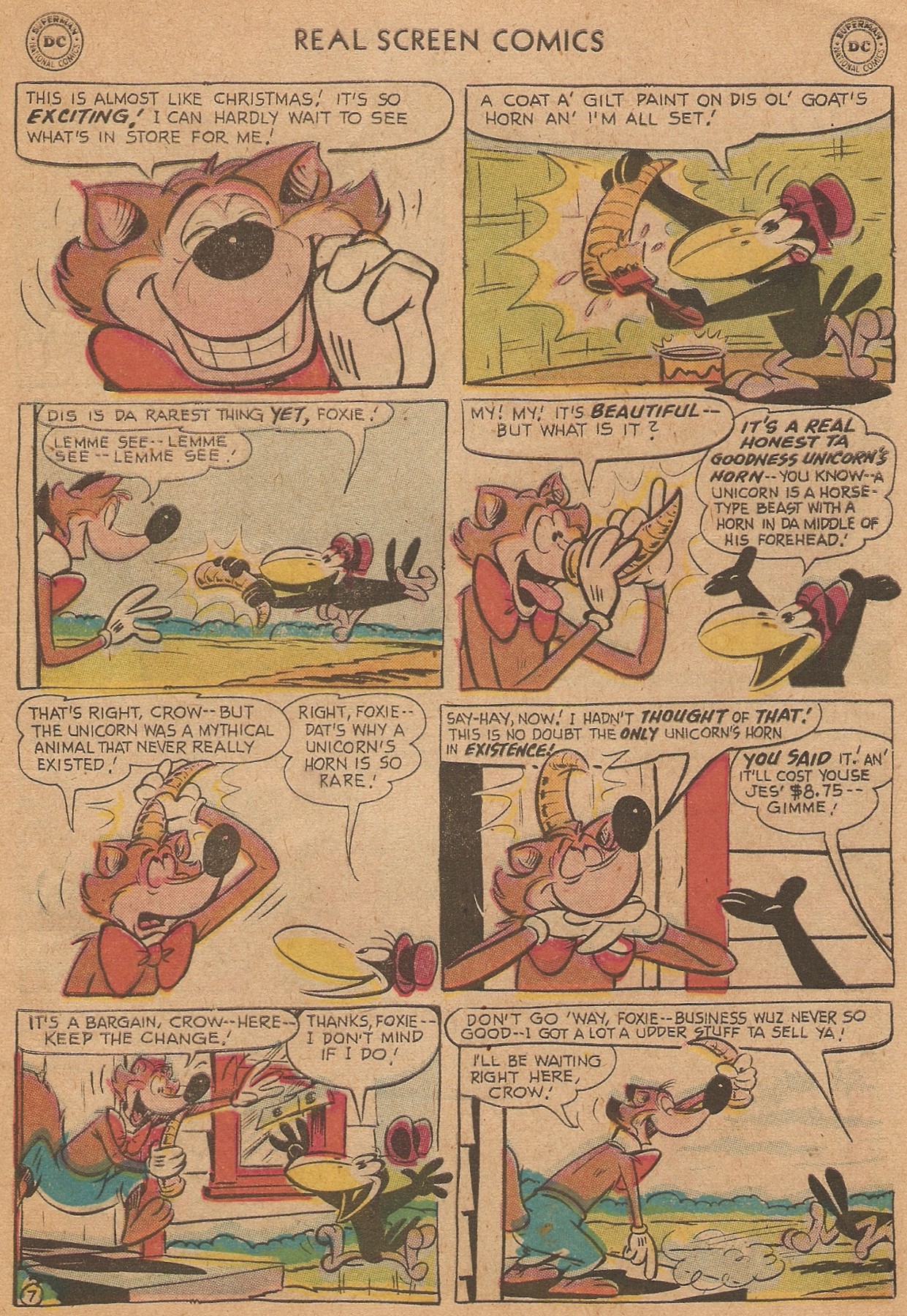 Read online Real Screen Comics comic -  Issue #123 - 9