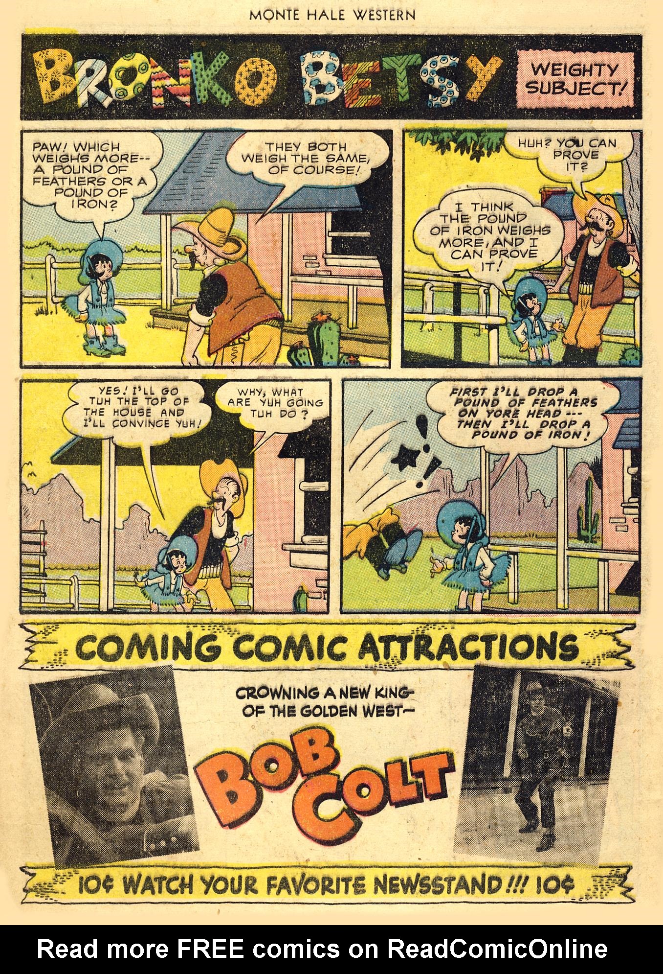 Read online Monte Hale Western comic -  Issue #53 - 27