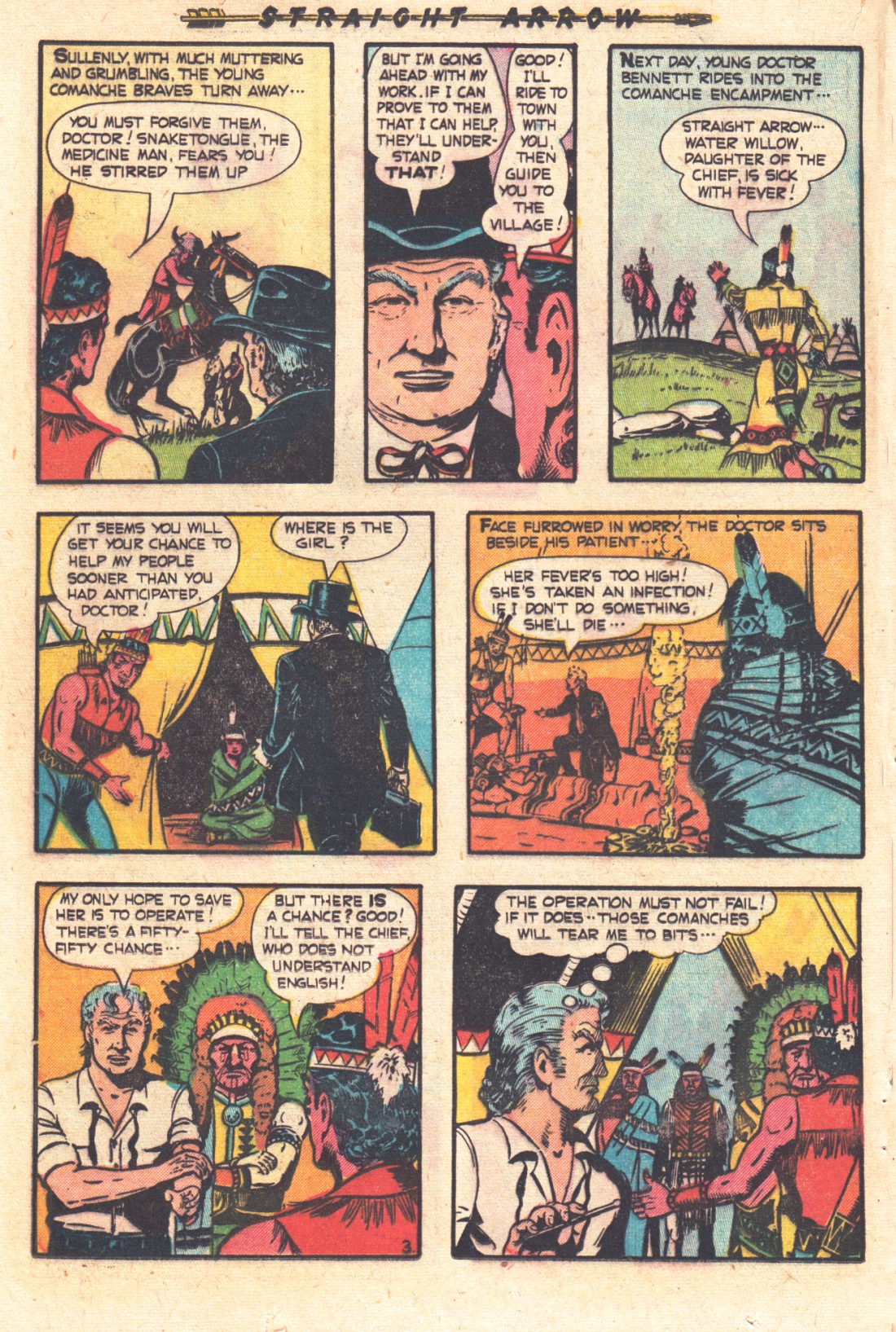 Read online Straight Arrow comic -  Issue #18 - 20