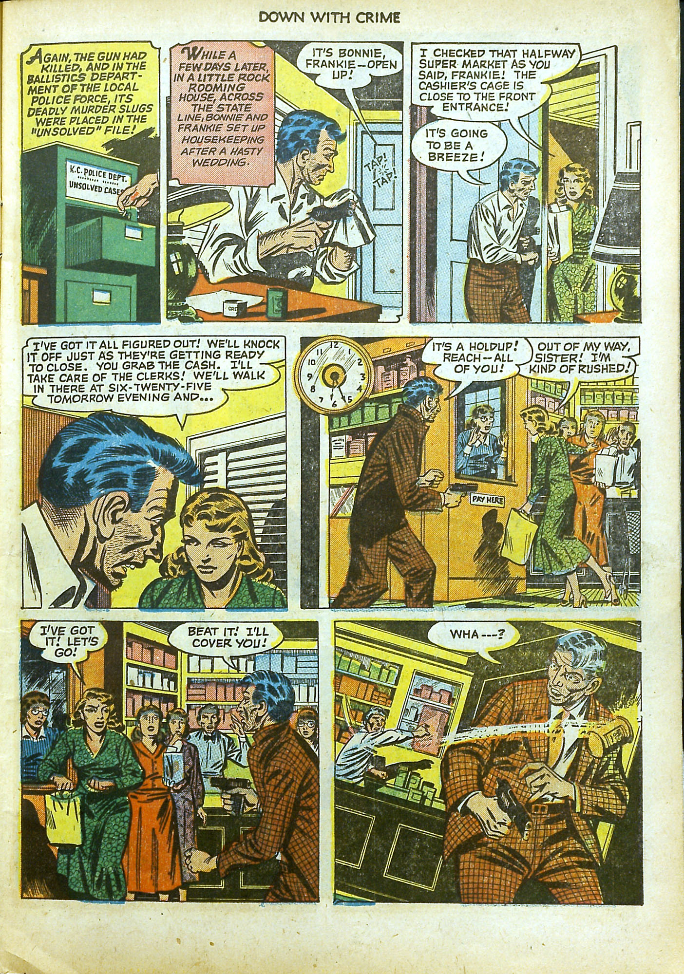 Read online Down With Crime comic -  Issue #3 - 11