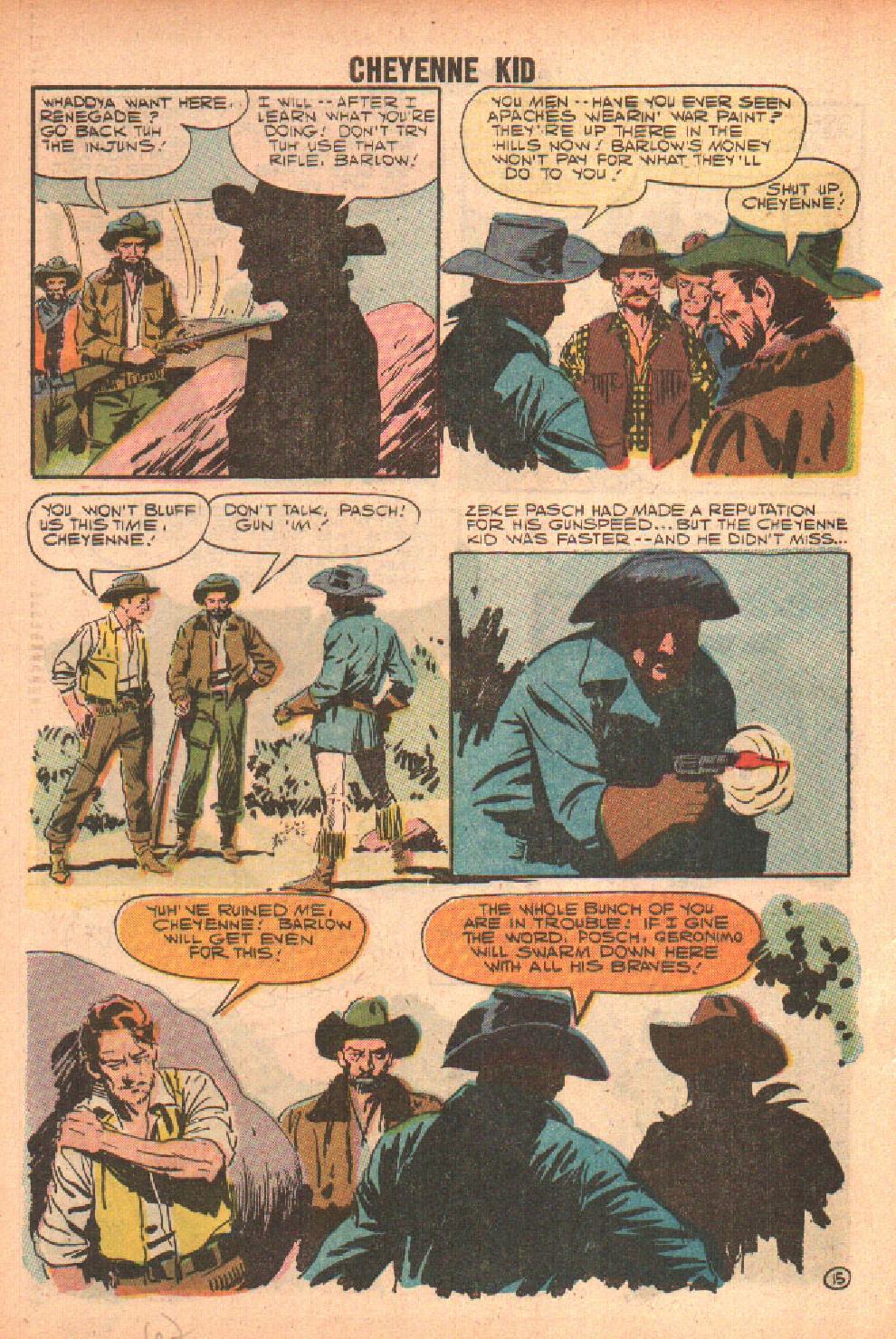 Read online Cheyenne Kid comic -  Issue #11 - 62