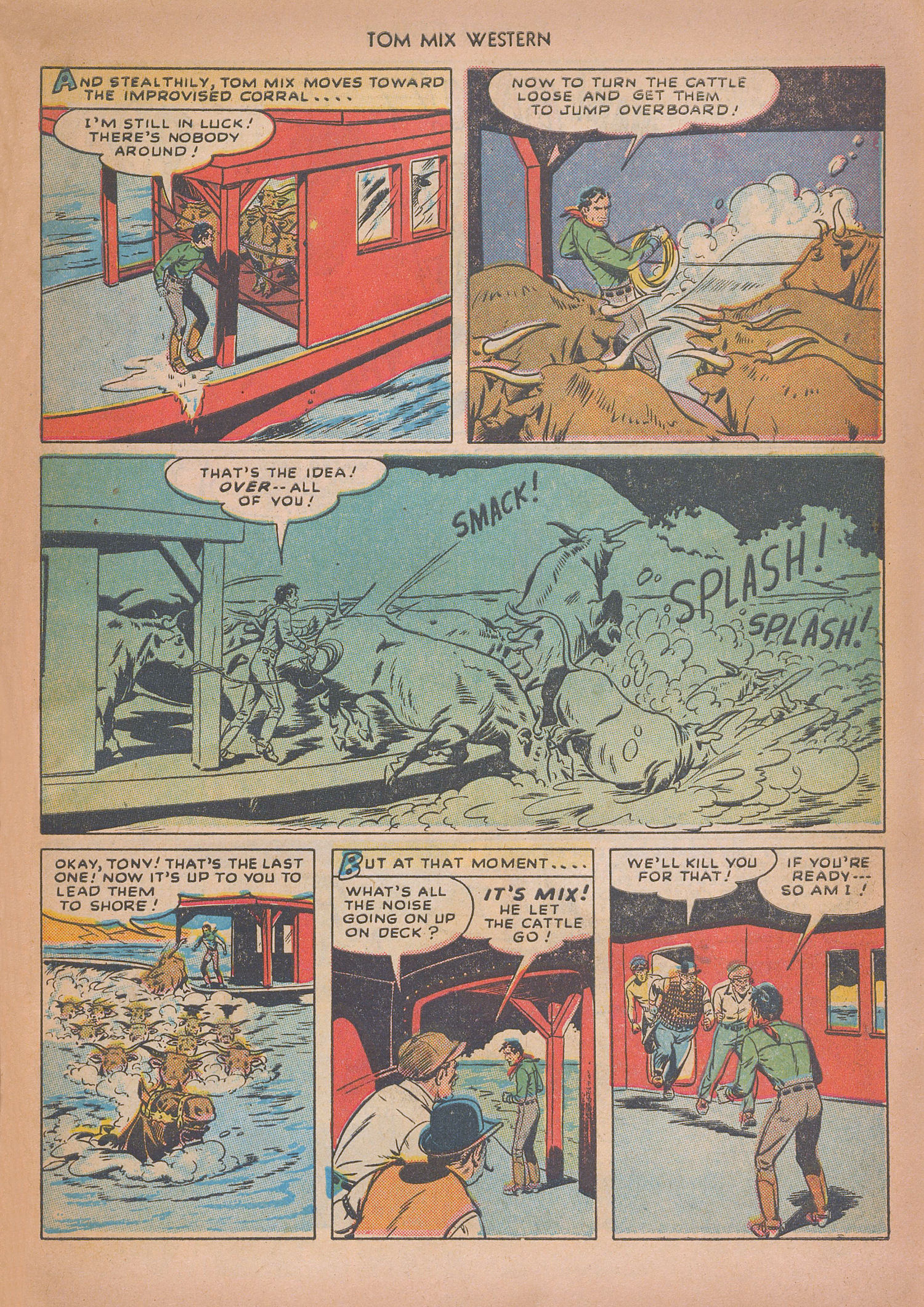 Read online Tom Mix Western (1948) comic -  Issue #13 - 31