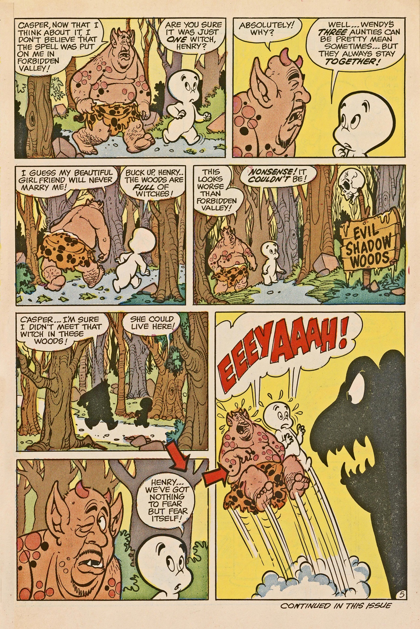 Read online Casper the Friendly Ghost (1991) comic -  Issue #5 - 7