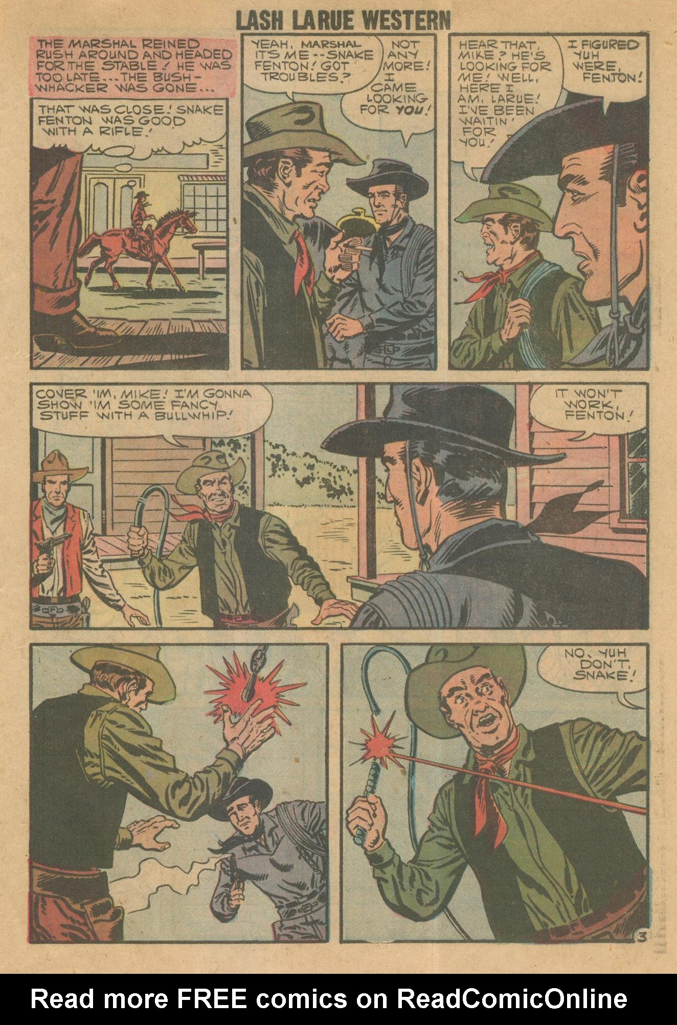 Read online Lash Larue Western (1949) comic -  Issue #69 - 30