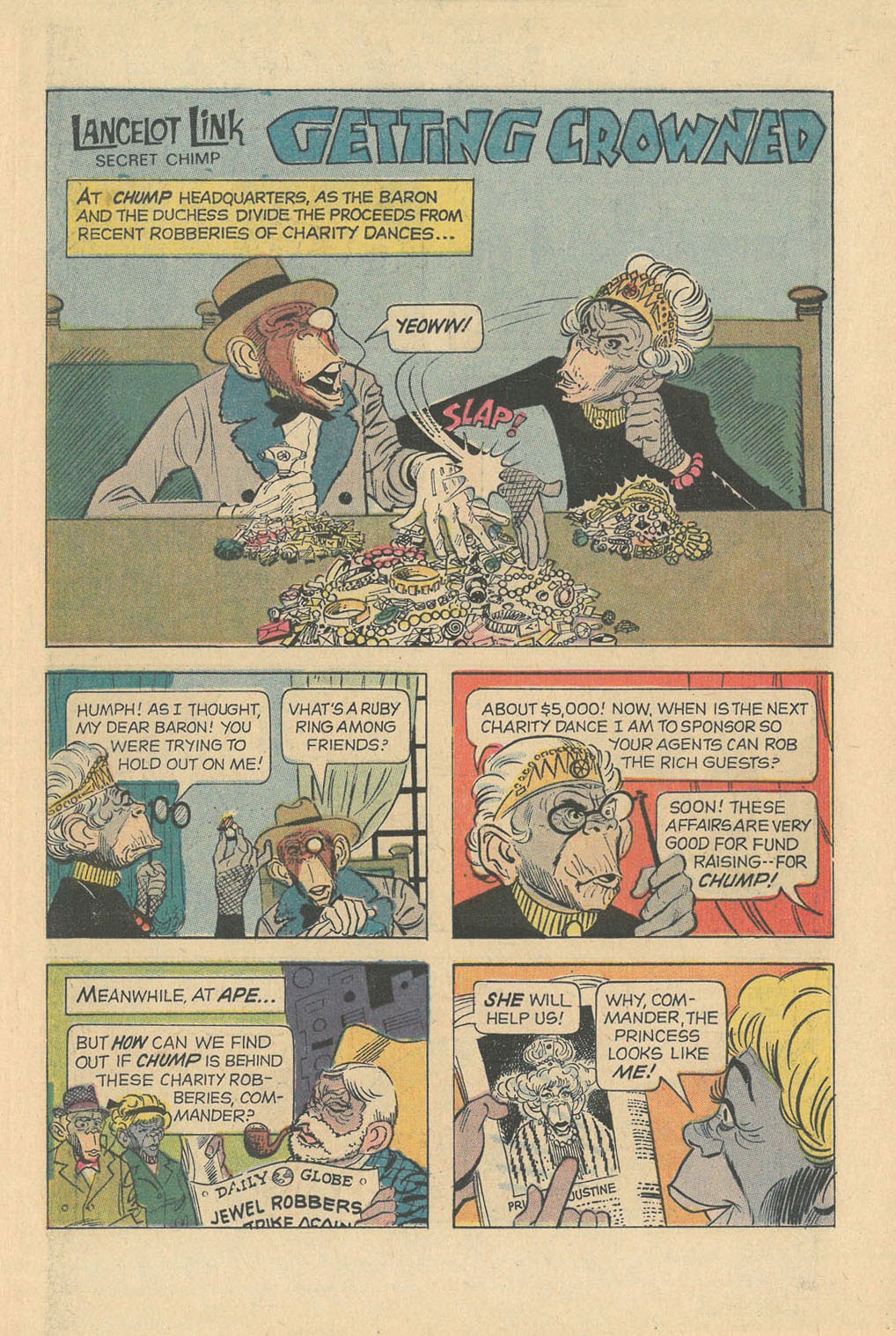 Read online Lancelot Link Secret Chimp comic -  Issue #7 - 11