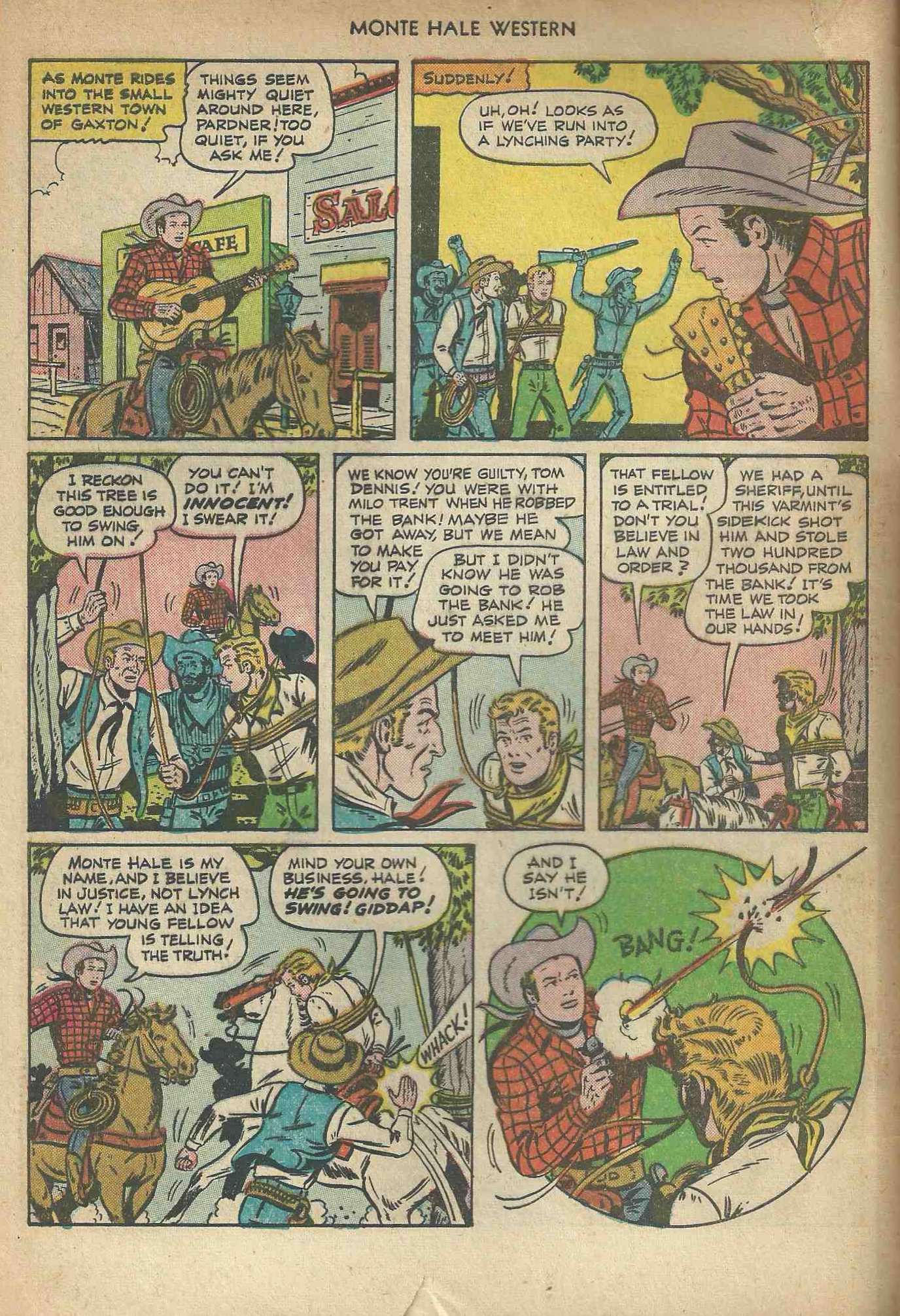 Read online Monte Hale Western comic -  Issue #57 - 4