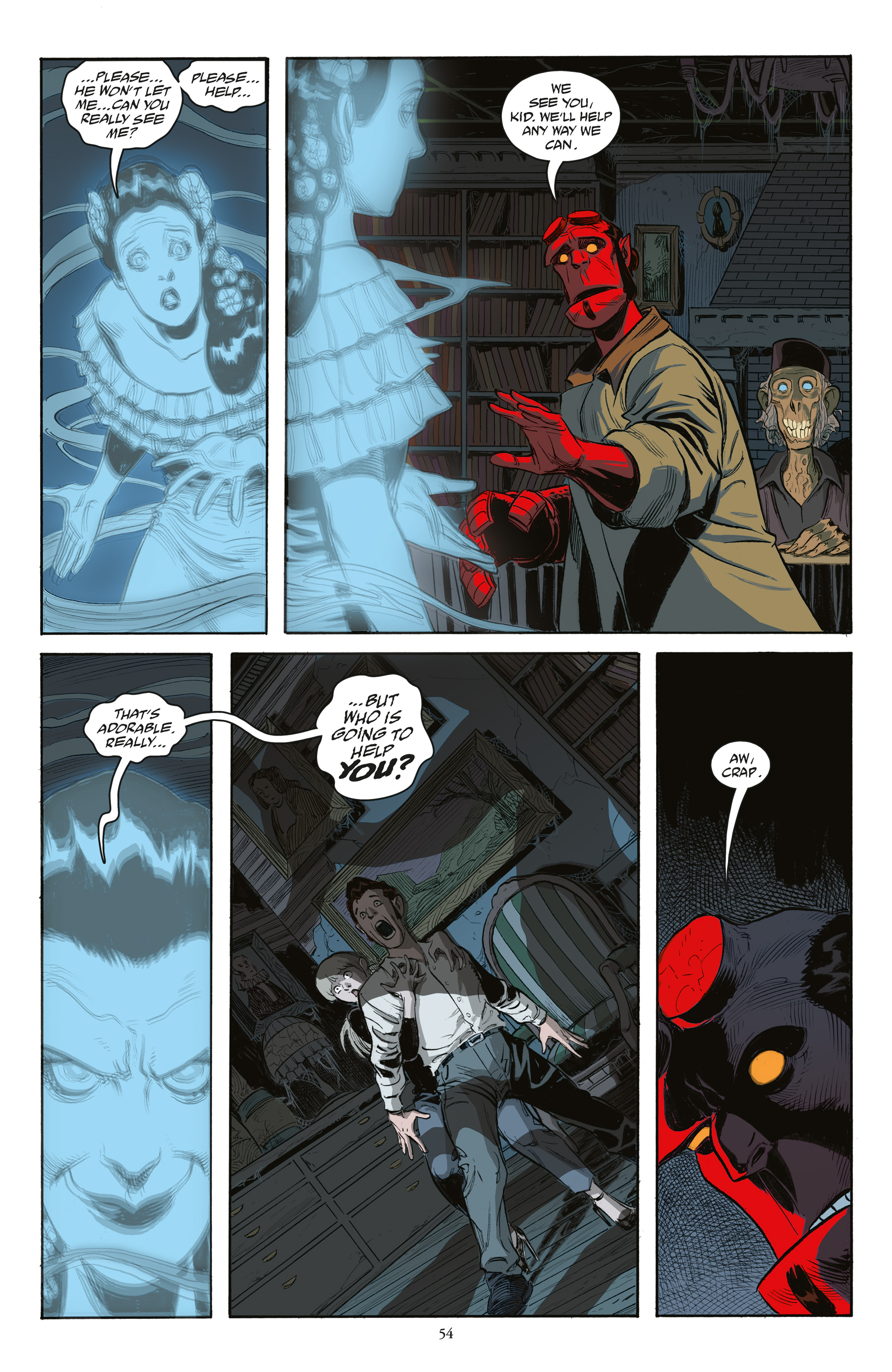Read online Hellboy and the B.P.R.D.: The Secret of Chesbro House & Others comic -  Issue # TPB (Part 1) - 54