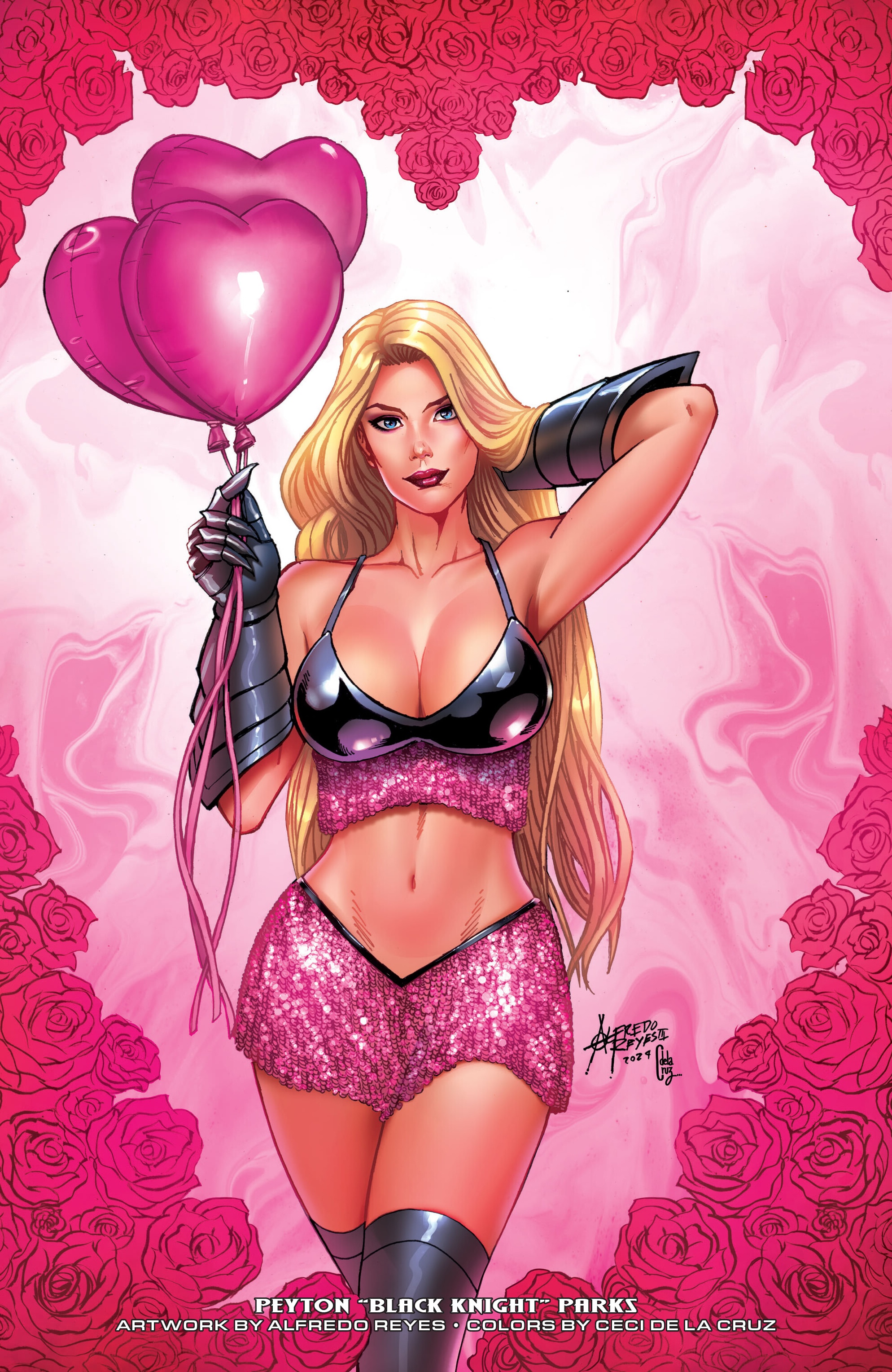 Read online Grimm Fairy Tales 2024 Valentine's Day Lingerie Pinup Special comic -  Issue # Full - 22
